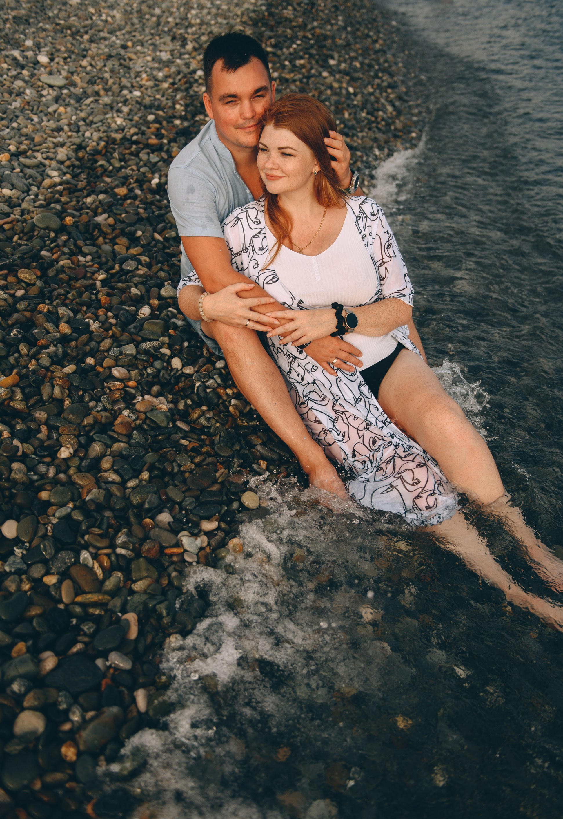 Оранжевое солнце, оранжевое море, оранжевые мы. Свадебный и семейный фотограф София Невская