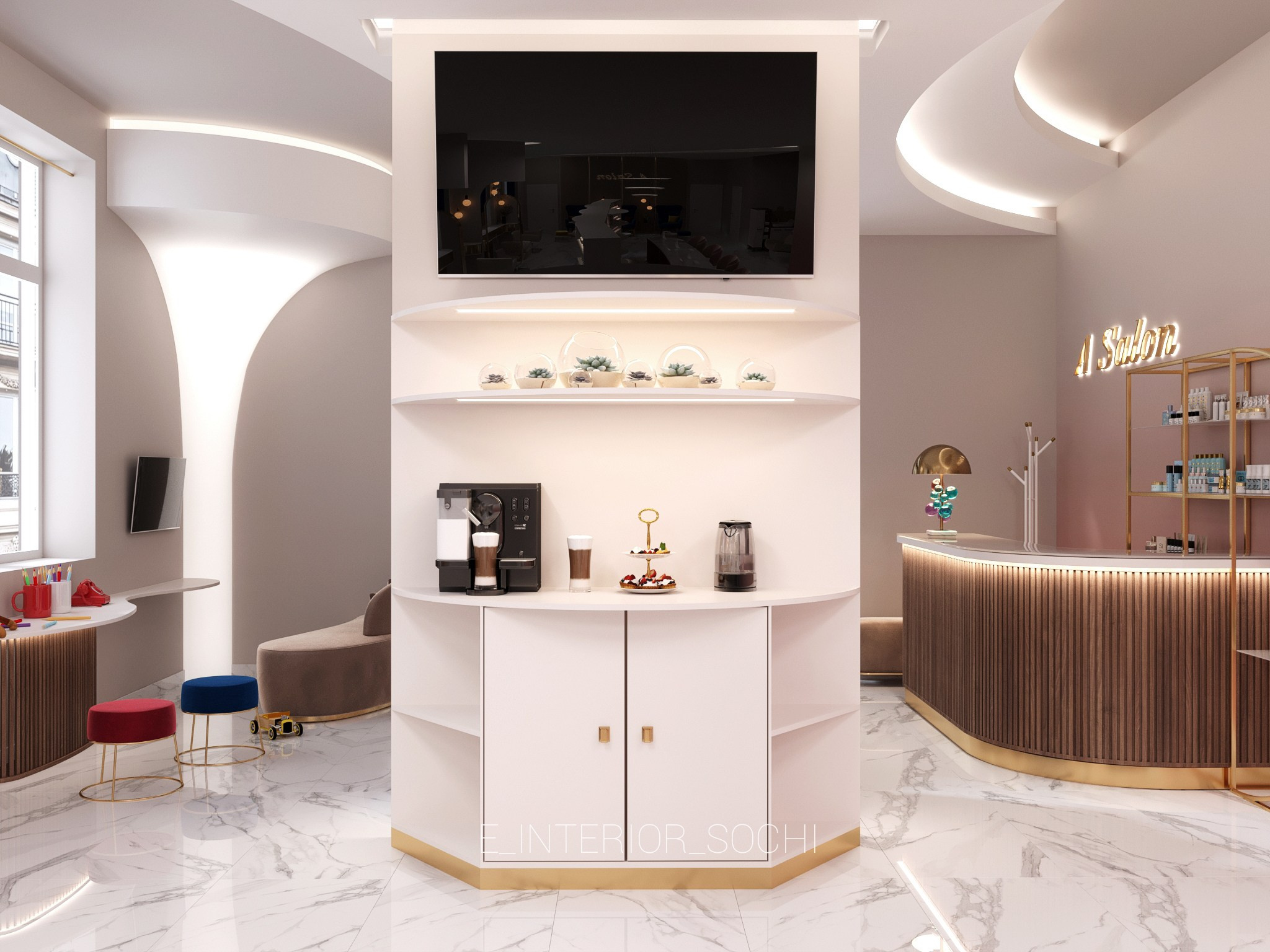 BEAUTY_MIGAL. Дизайн интерьера Евгения Тисленко