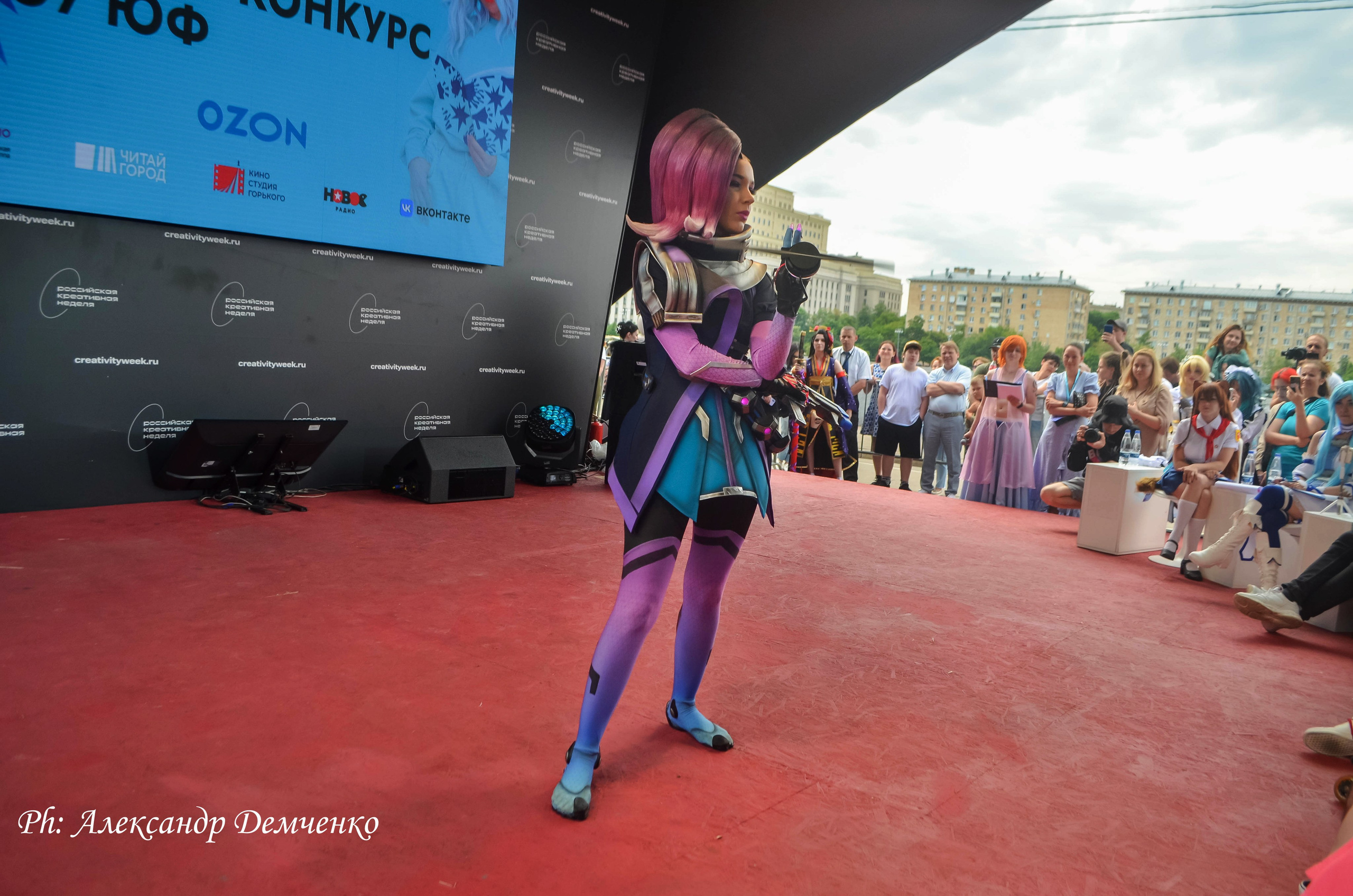 Фотосессия сцены в Москве на разных репортажных мероприятий