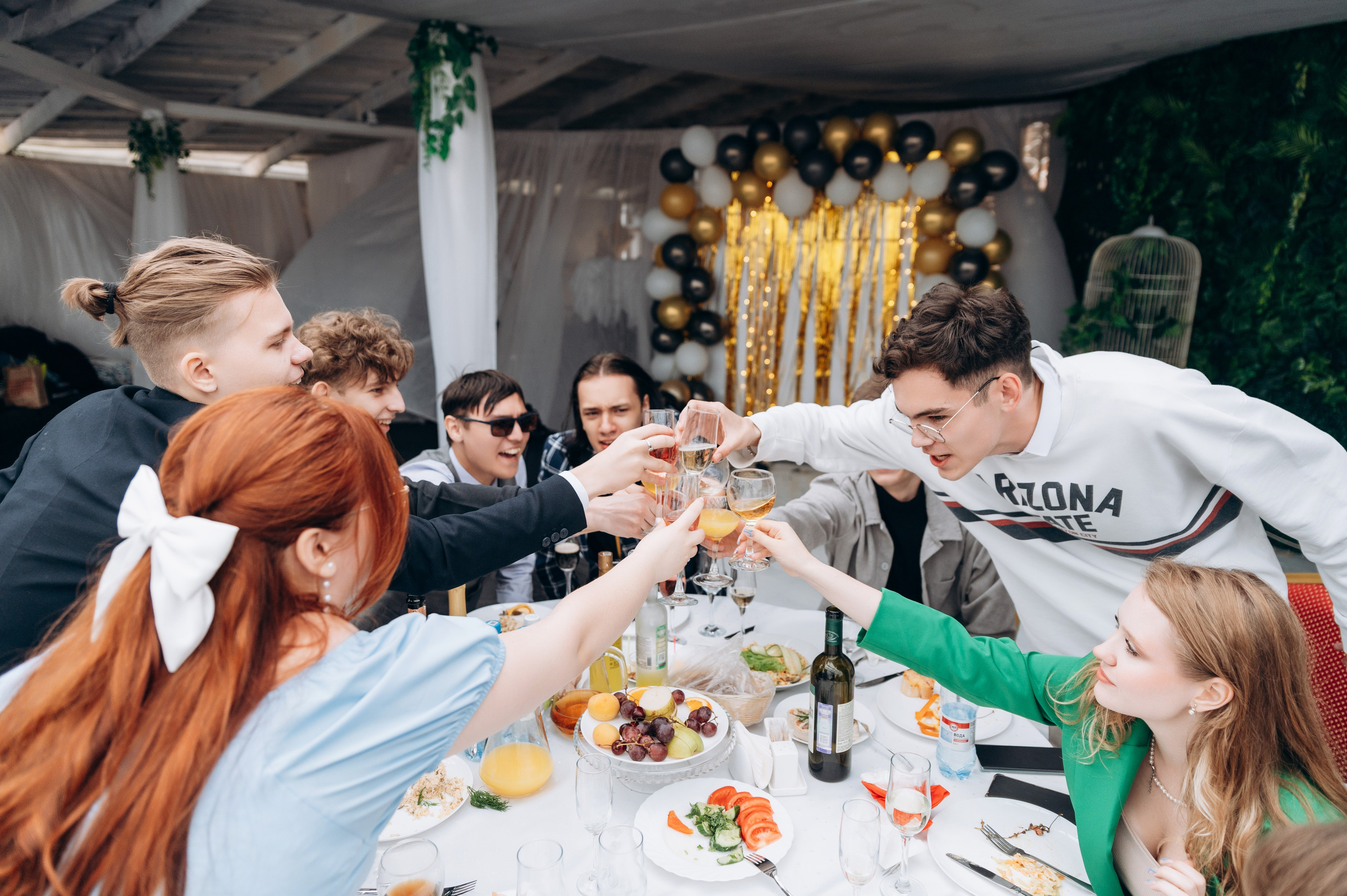 Выпускной 11 класс, банкет. Фотограф в Новосибирске