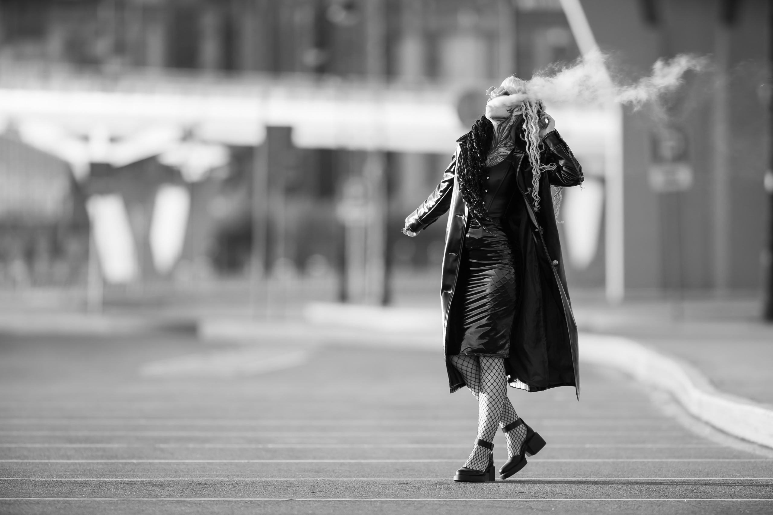 Оля. Паркинг. Портретный фотограф в Санкт-Петербурге Александр Быстрицкий