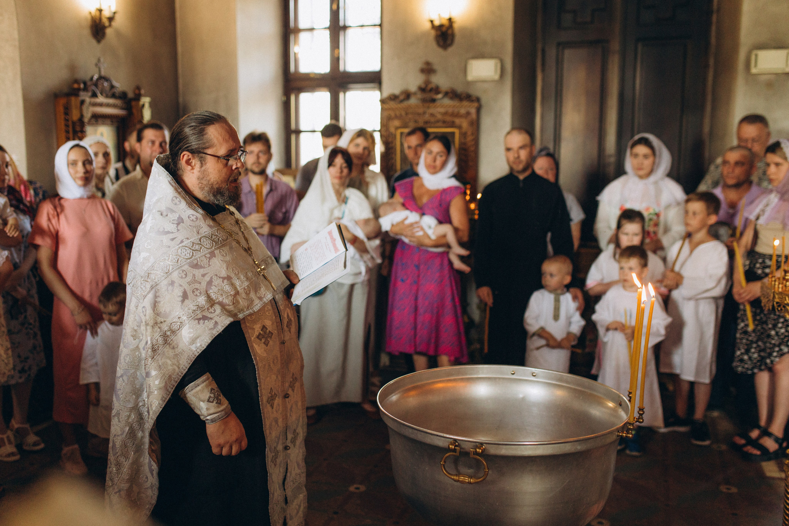 Крещение Марии. Семейный фотограф в Обнинске