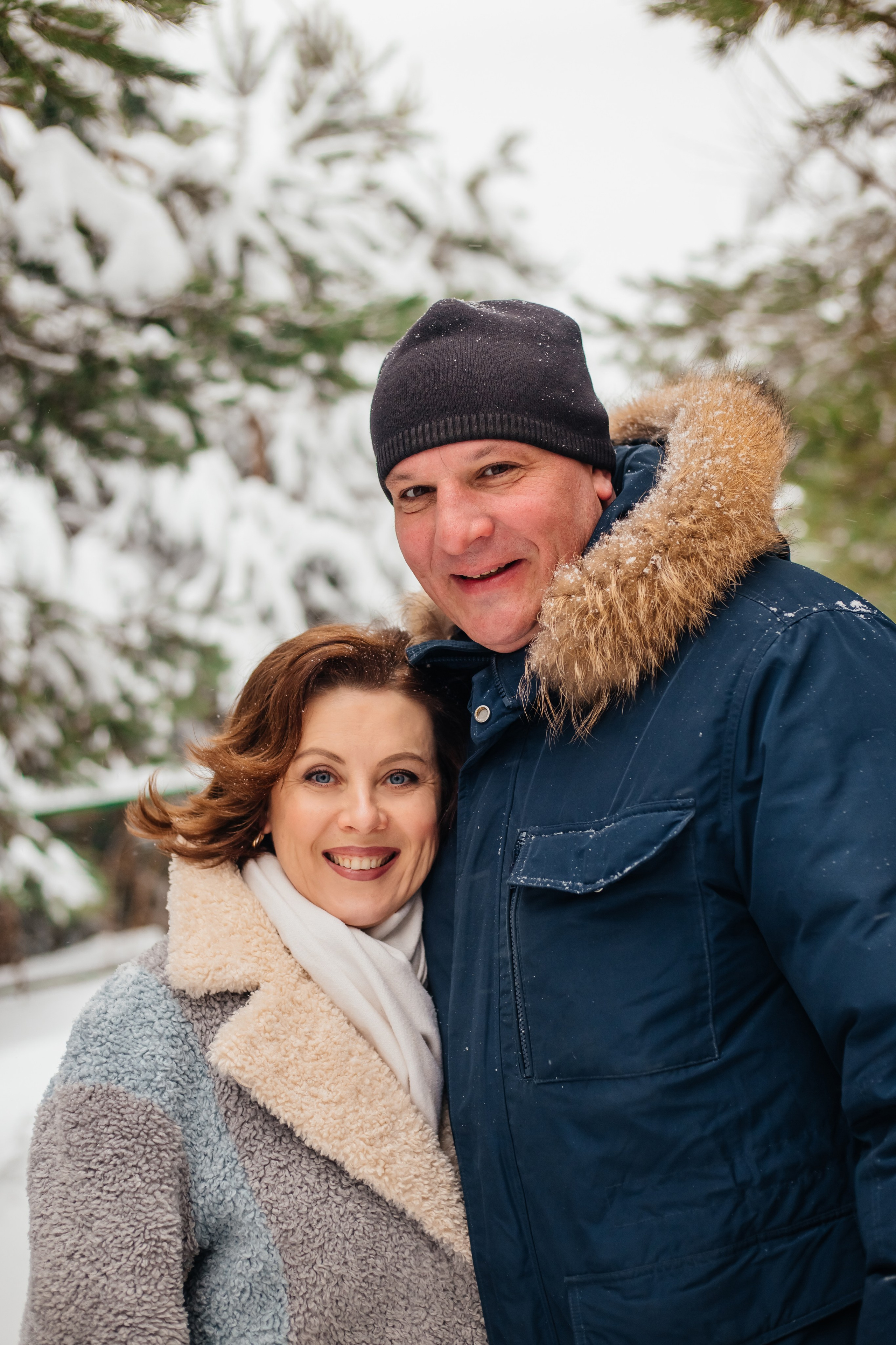 Семейная фотосессия зимой. Коммерческий фотограф в Москве, Наталия Горячева