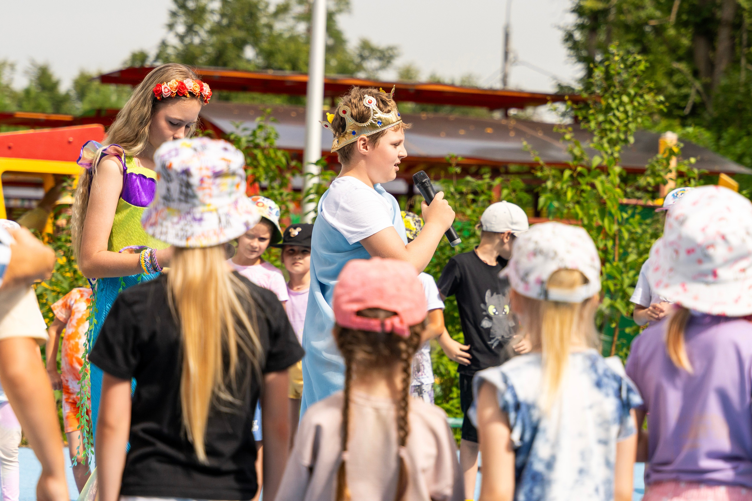 Игры на свежем воздухе. Фотограф Юлия Попова