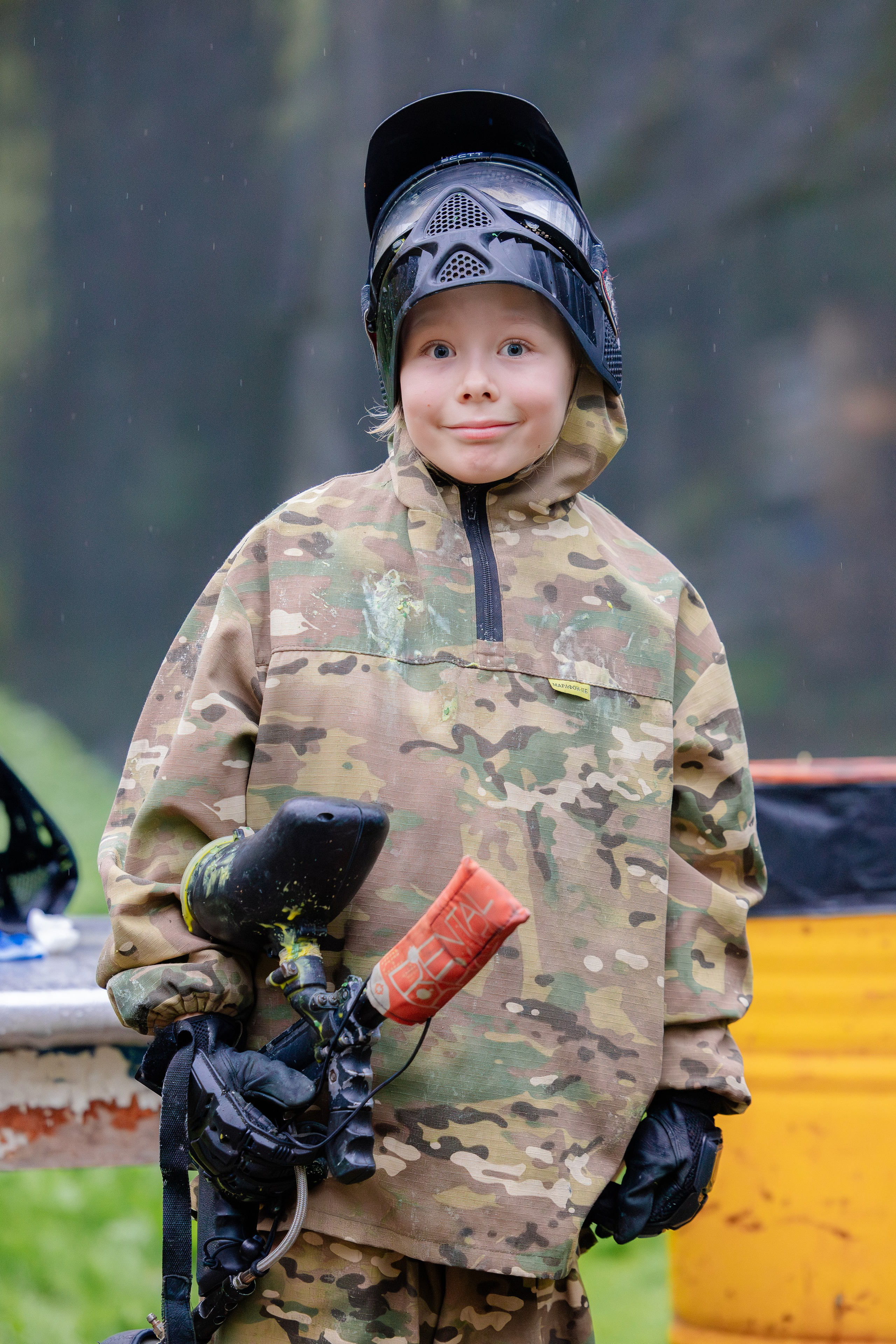 День рождения в пейнтбольном клубе Зарница. Фотограф и режиссер Московко Екатерина