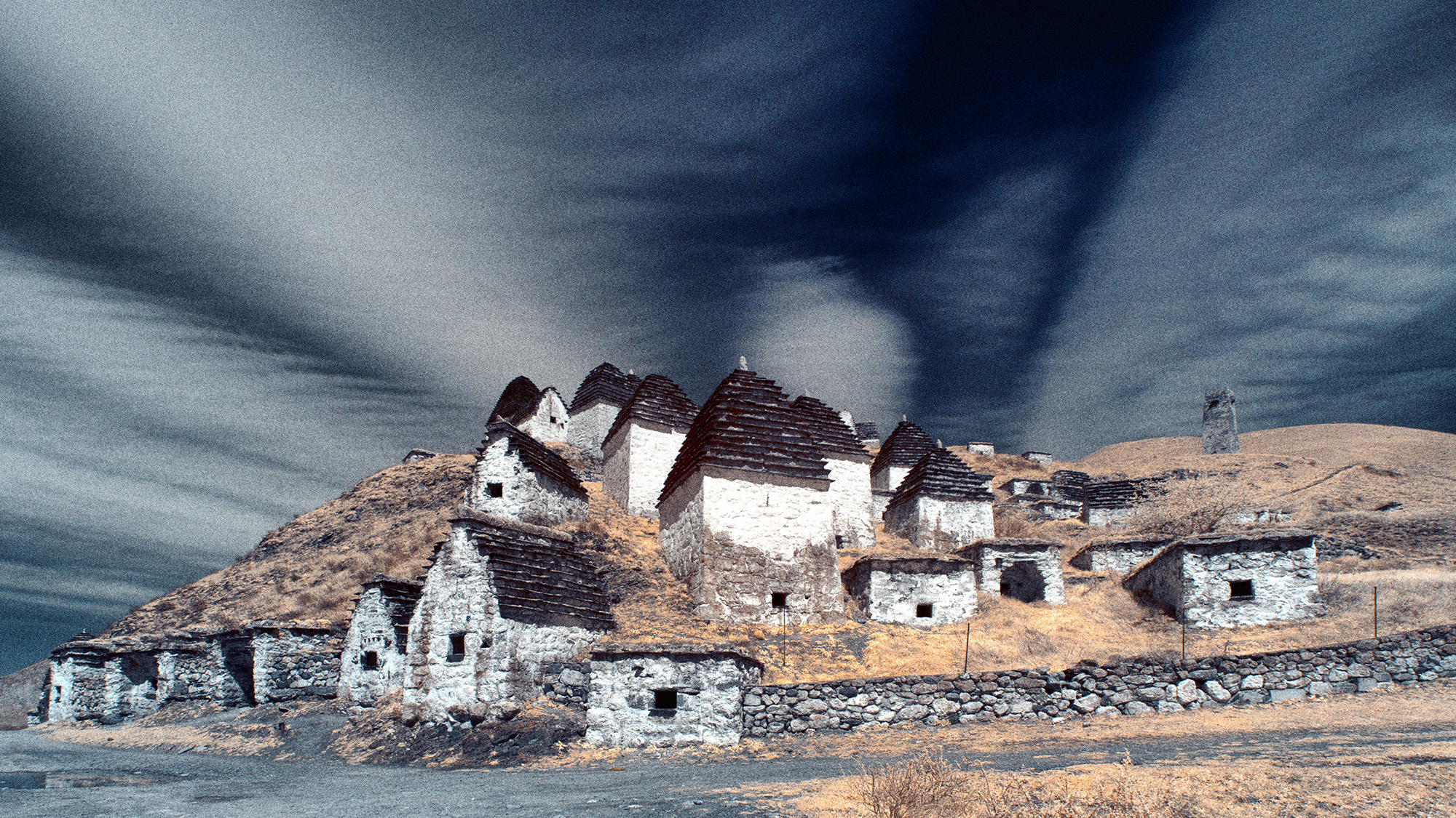 Даргавс инфракрасная съемка