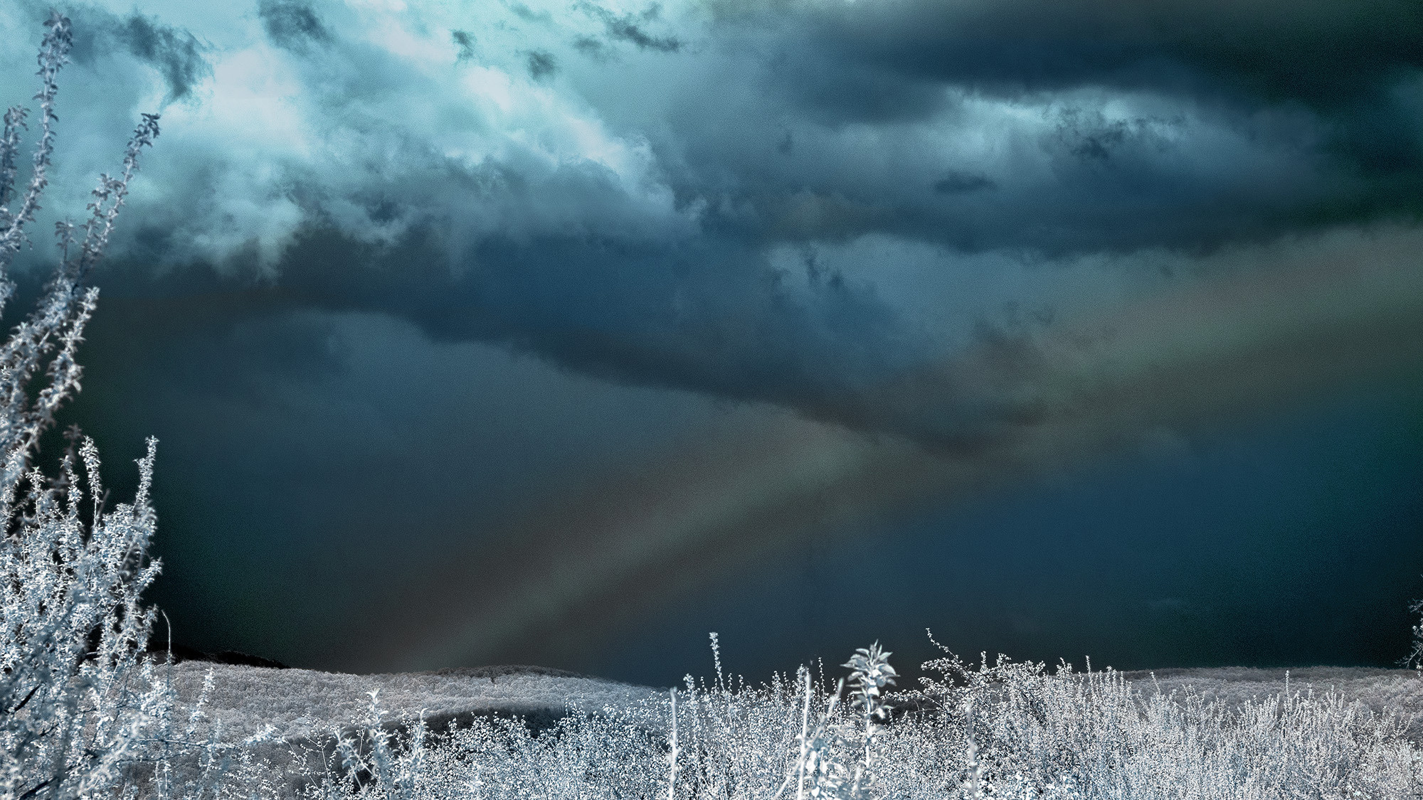 Радуга в Адыгее. Снято на инфракрасную камеру