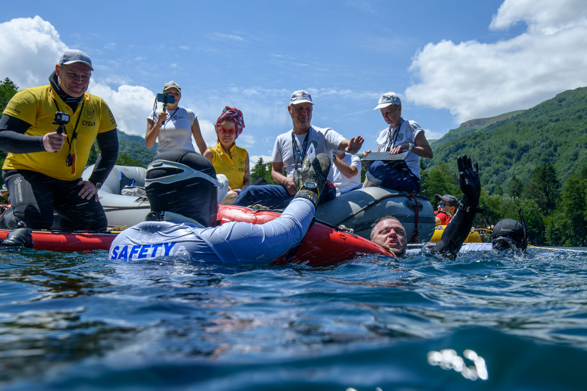 Фоторепортаж с чемпионата России по фридайвингу. Профессиональная фотосъемка. Ростов-на-Дону