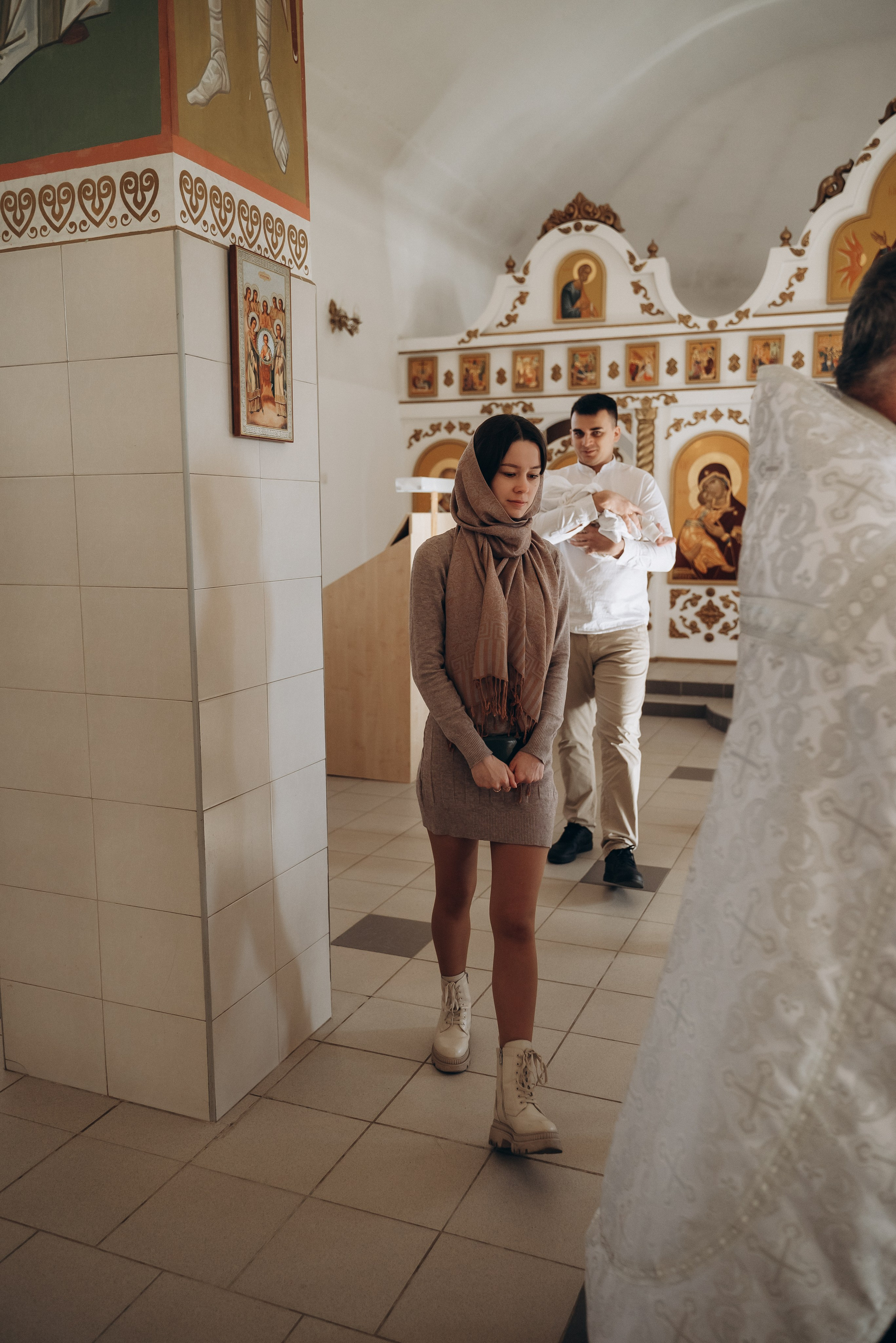 Крещение Радмилы. Семейный фотограф в Минске Дарья Дреко