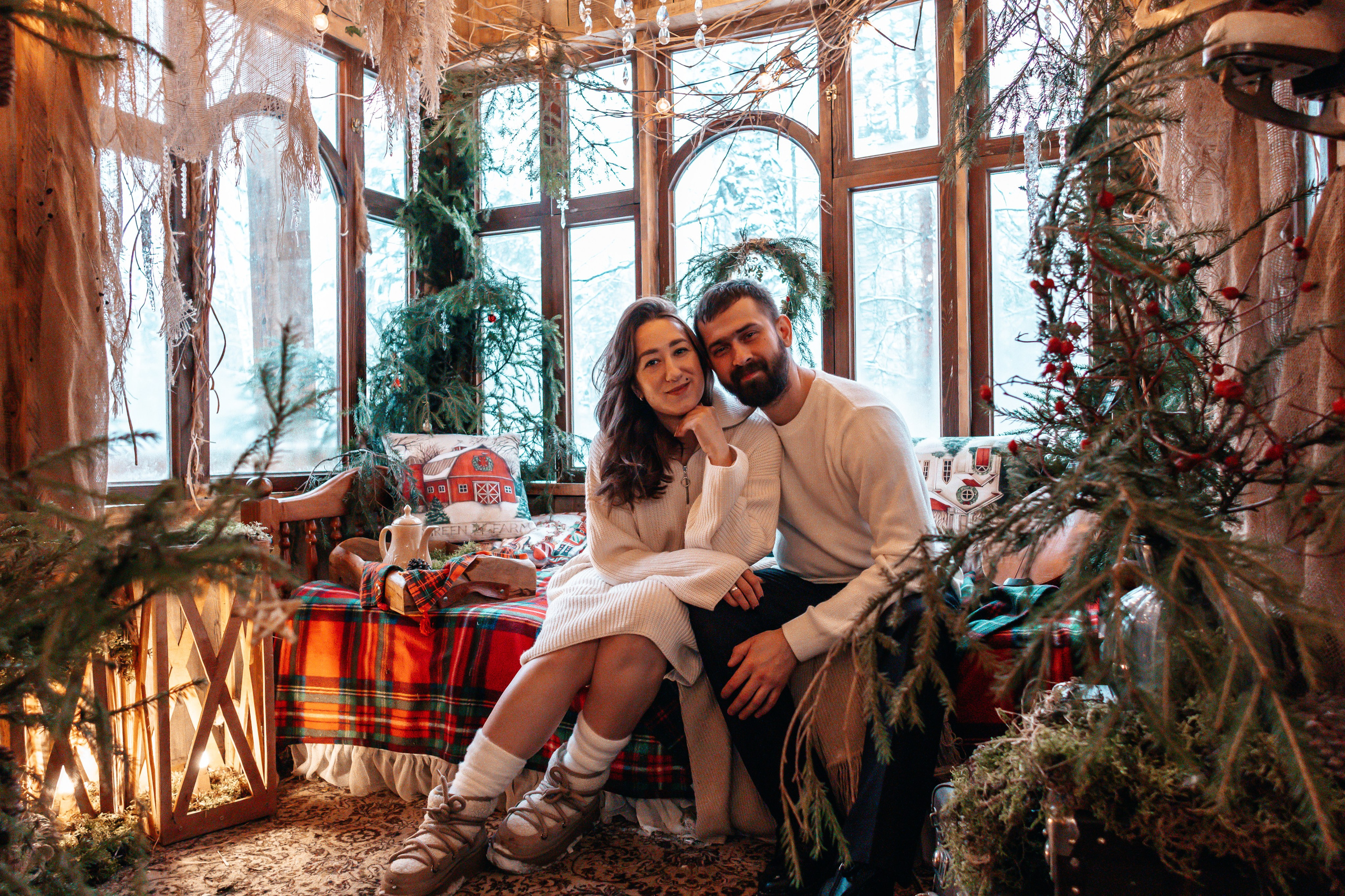 Семейная новогодняя фотосессия, Екатеринбург. Фотограф в Екатеринбурге Пойгина Елена