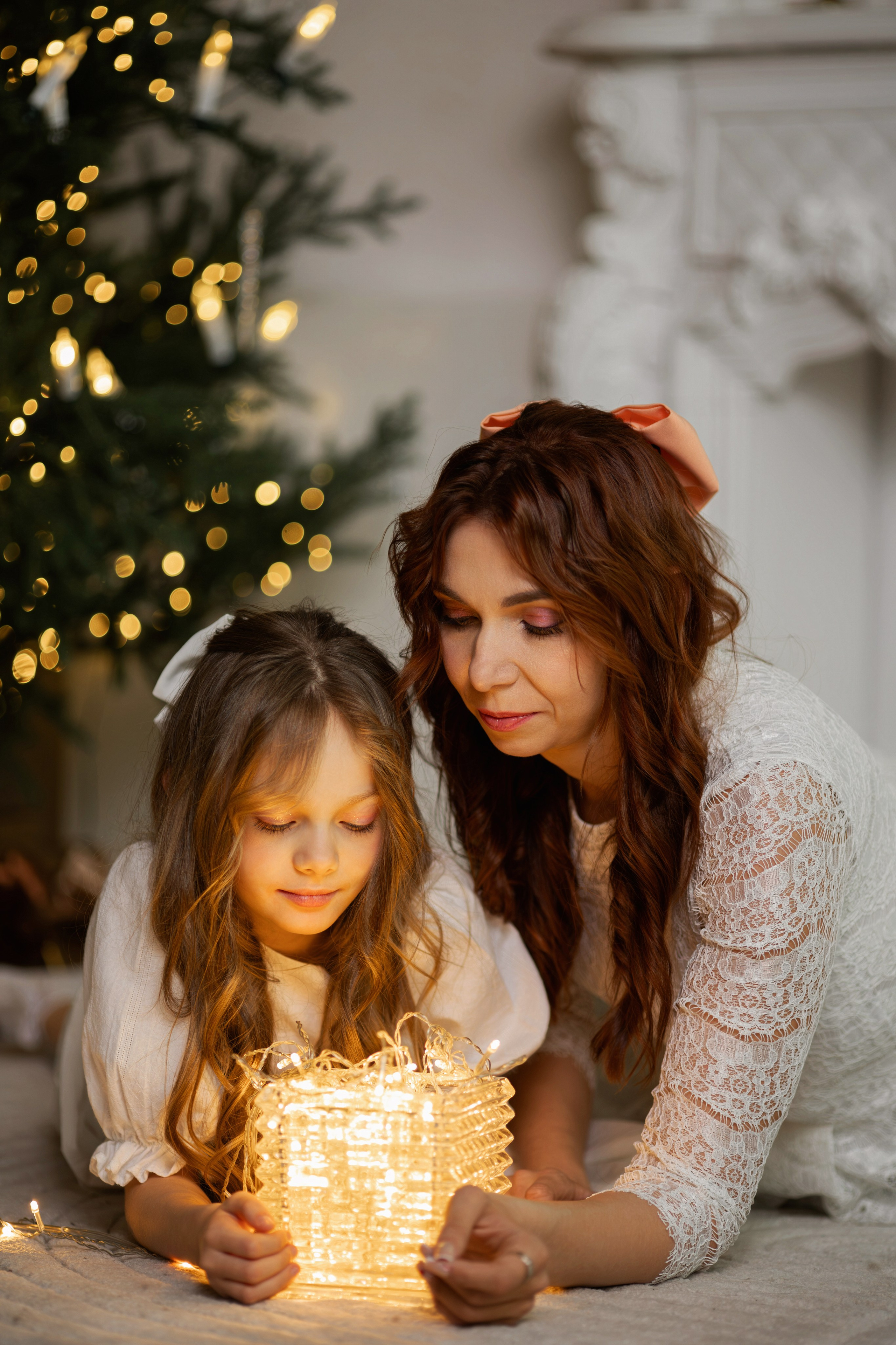 Новогодняя Фотосессия в студии В Москве. Семейный и женский фотограф в Москве Надежда Воробьева