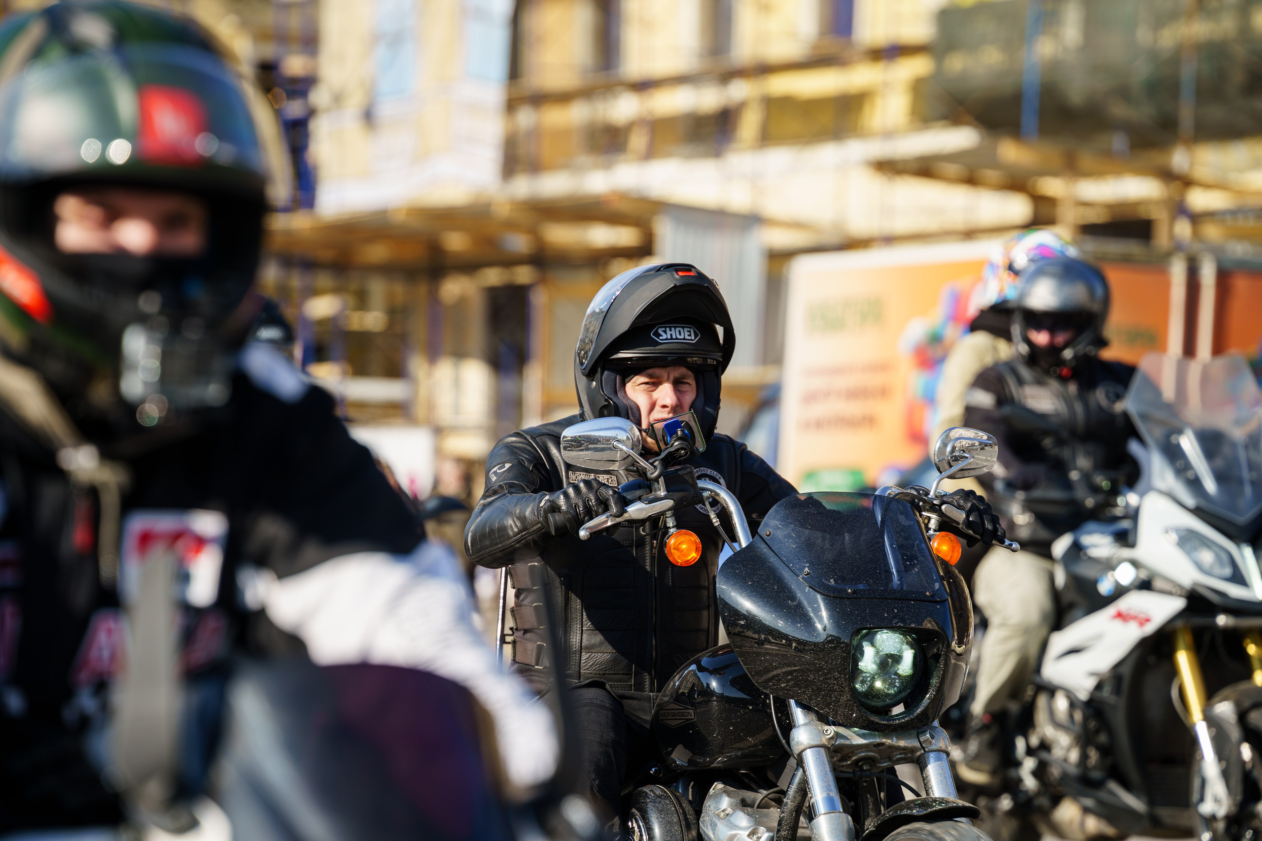 Прохват мотоклуба Norman Riders ч.1. Концертный и репортажный фотограф в Санкт-Петербурге Слава Пахомов