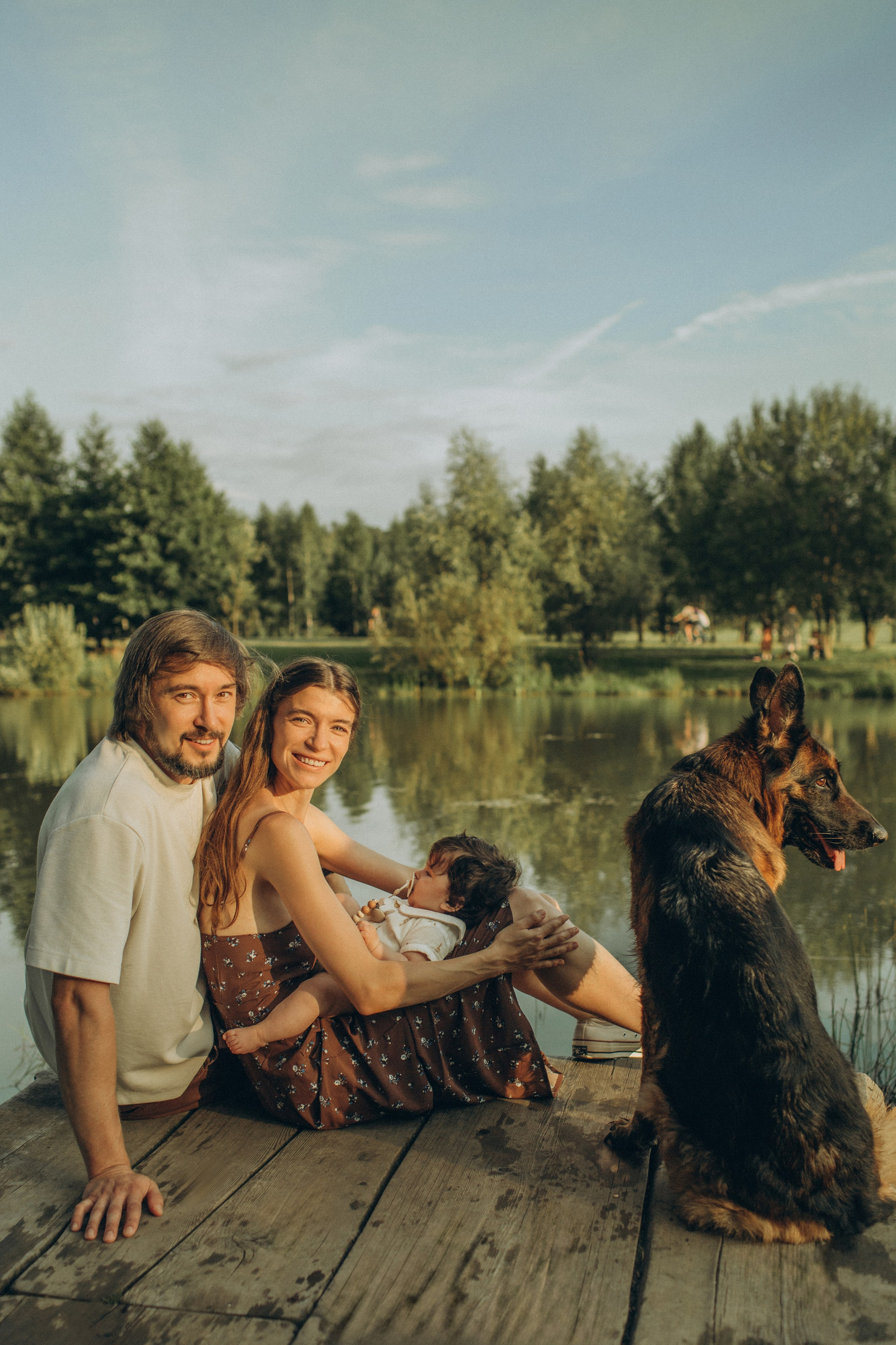 Саша, Дима, Маша, Герда и Хонда. Семейный фотограф в Москве Валерия Карпова