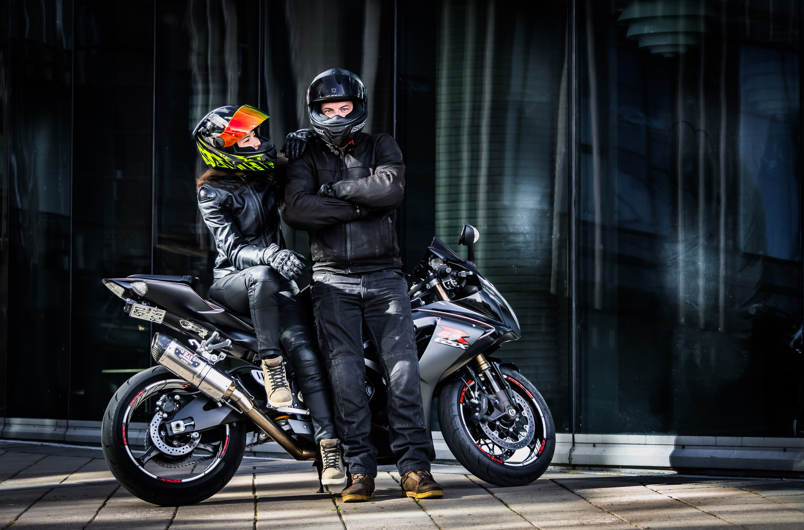 Кира и Кирилл — Suzuki GSX-R1000. Мотофотограф в Санкт-Петербурге Мария Скурская