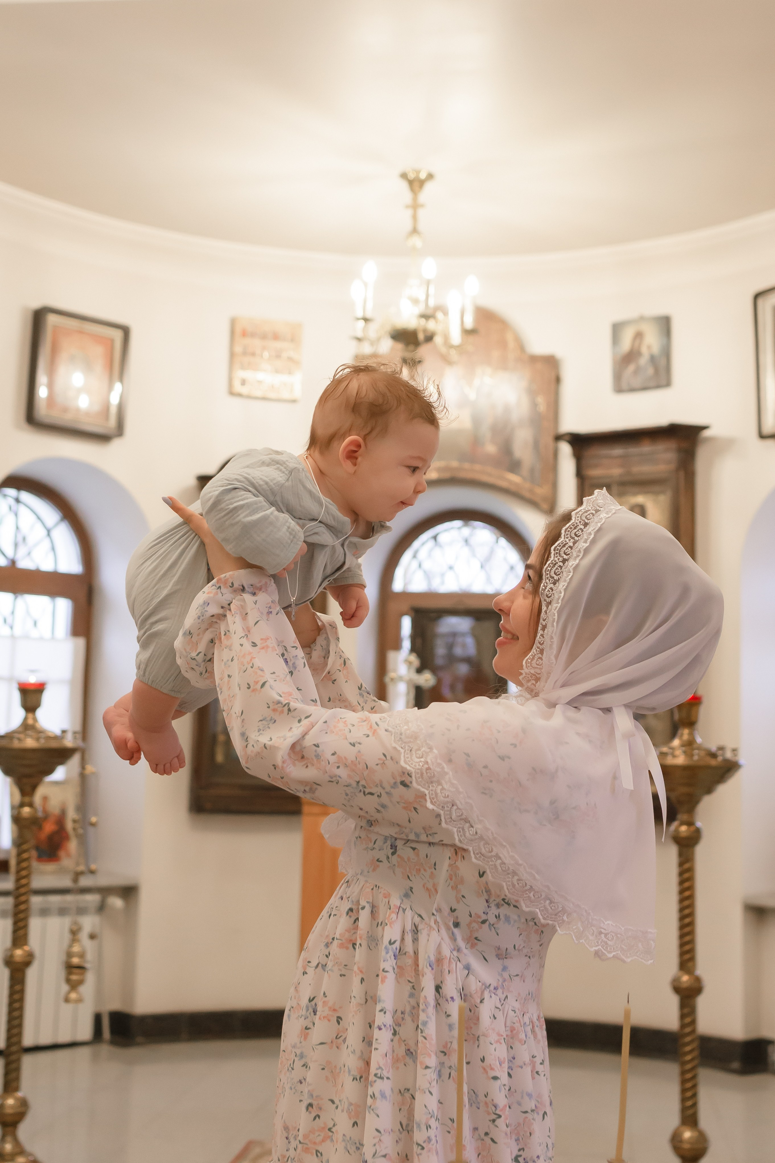 Крещение малышей. Фотограф Новорожденных и беременности г. Тюмень