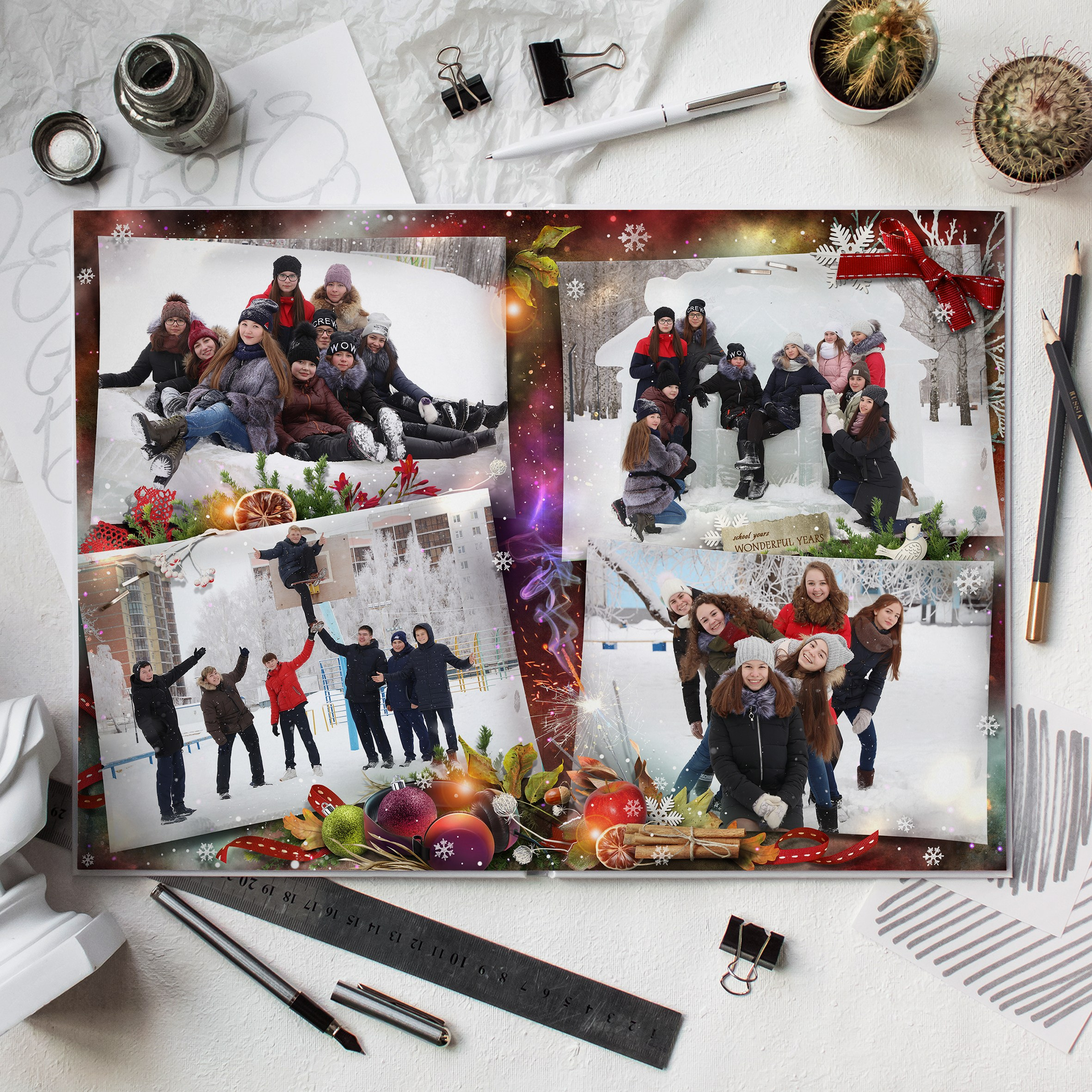 Ночной город. Современные выпускные альбомы. Мы делаем не просто альбомы, а стильные фотокниги