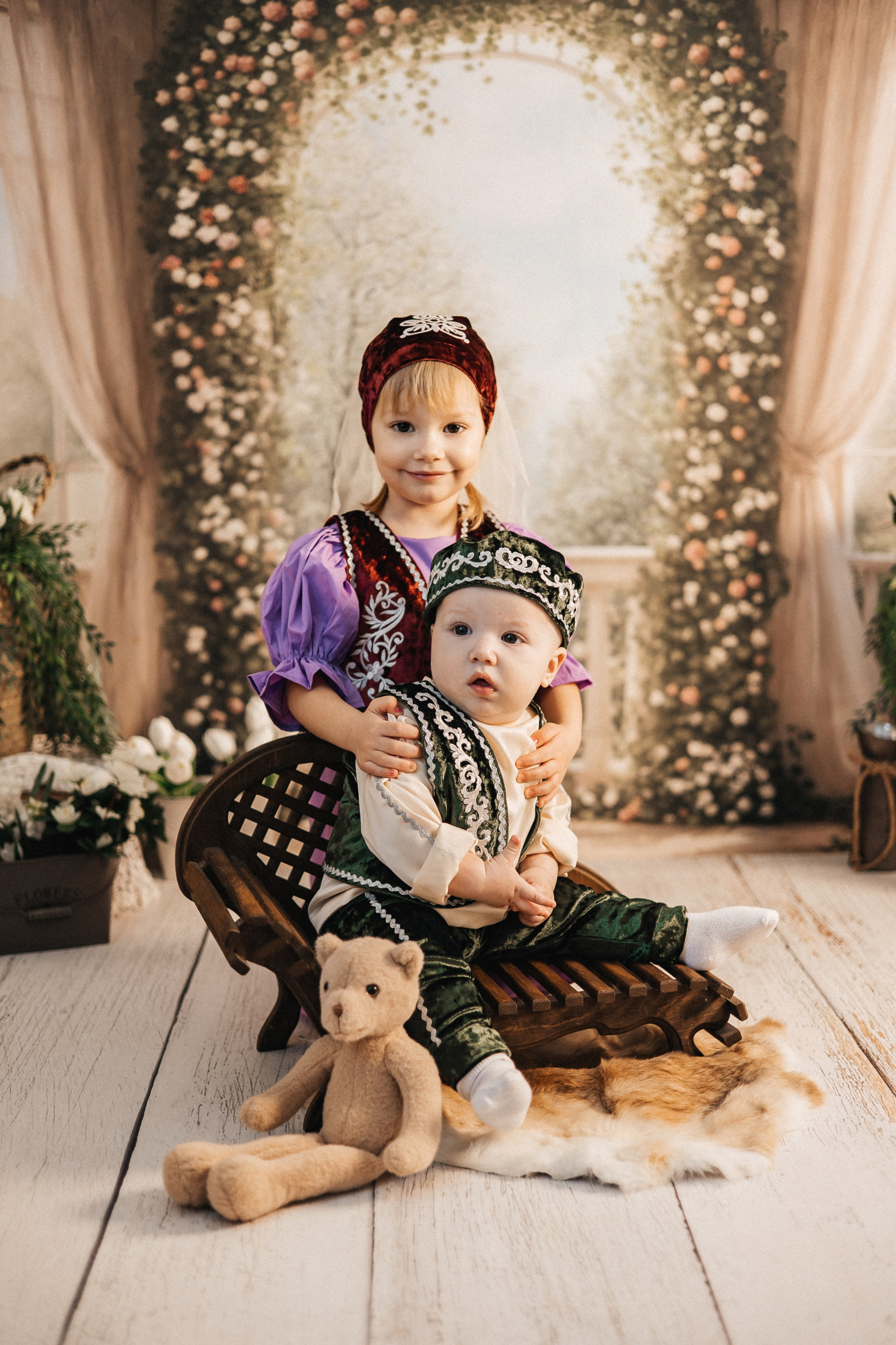 Красота костюма «татарский». Фотограф новорождённых Екатерина Боброва. Ульяновск