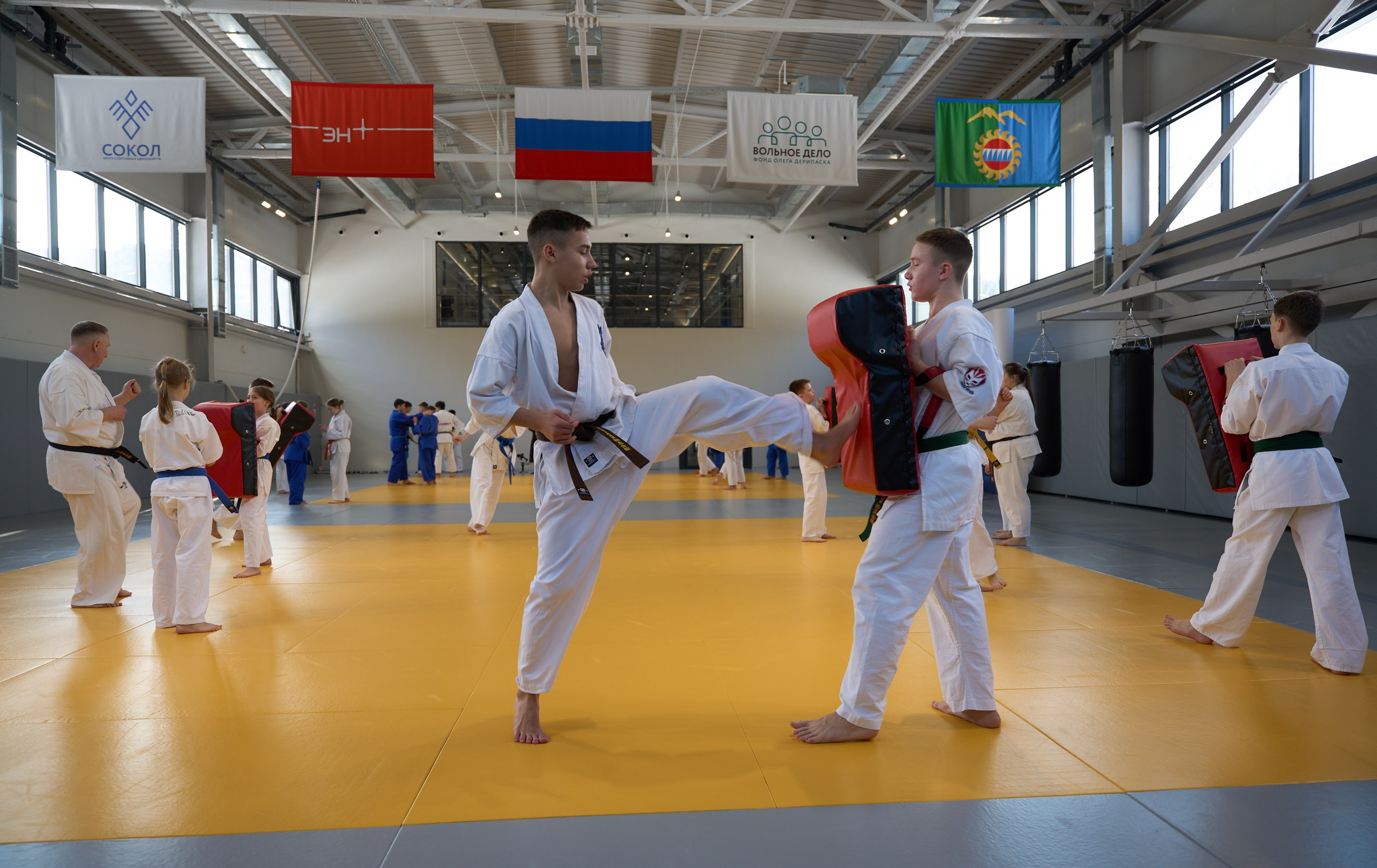 Открытие центров спортивных единоборств «Сокол» Красноярск/Дивногорск. Александр Сазонов Красноярск