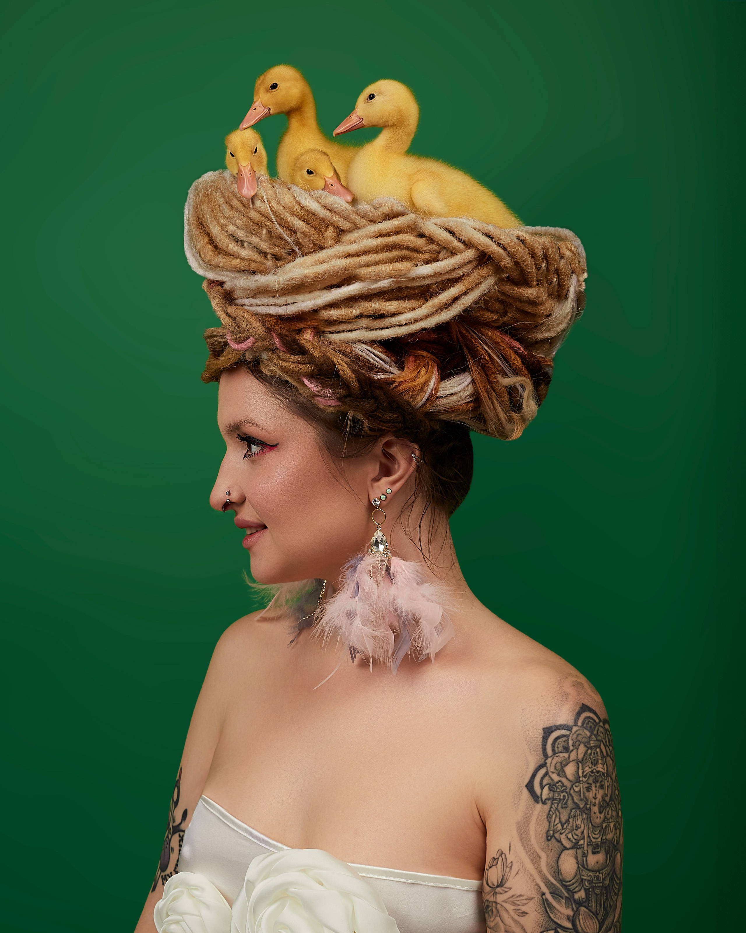 Катюша. Портрет с утятами. Фотограф. Love story, портрет, индивидуальные съемки. Фудфотограф