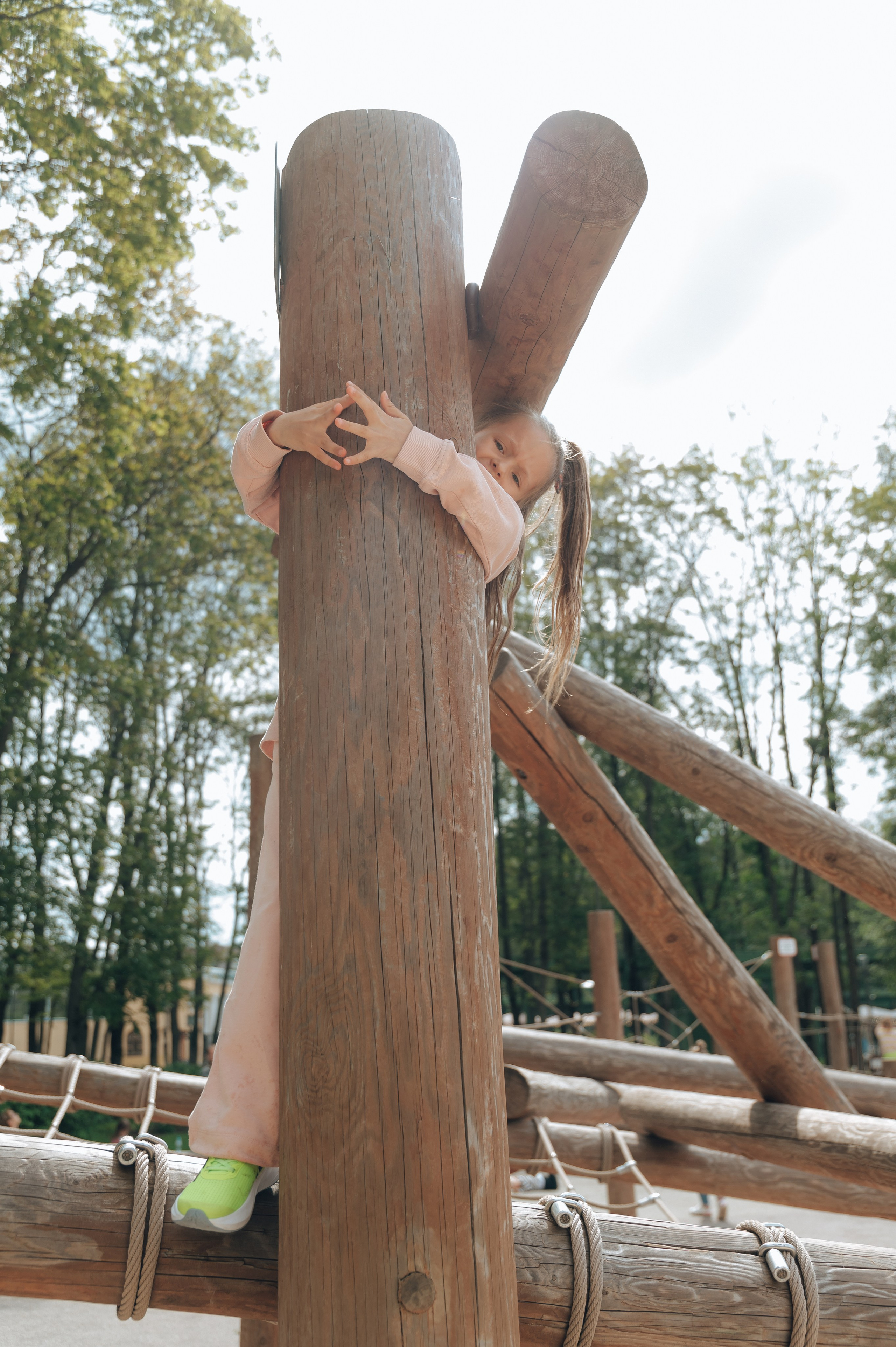 Трое в парке и меховой шар. Детский и семейный фотограф Катерина Мишина