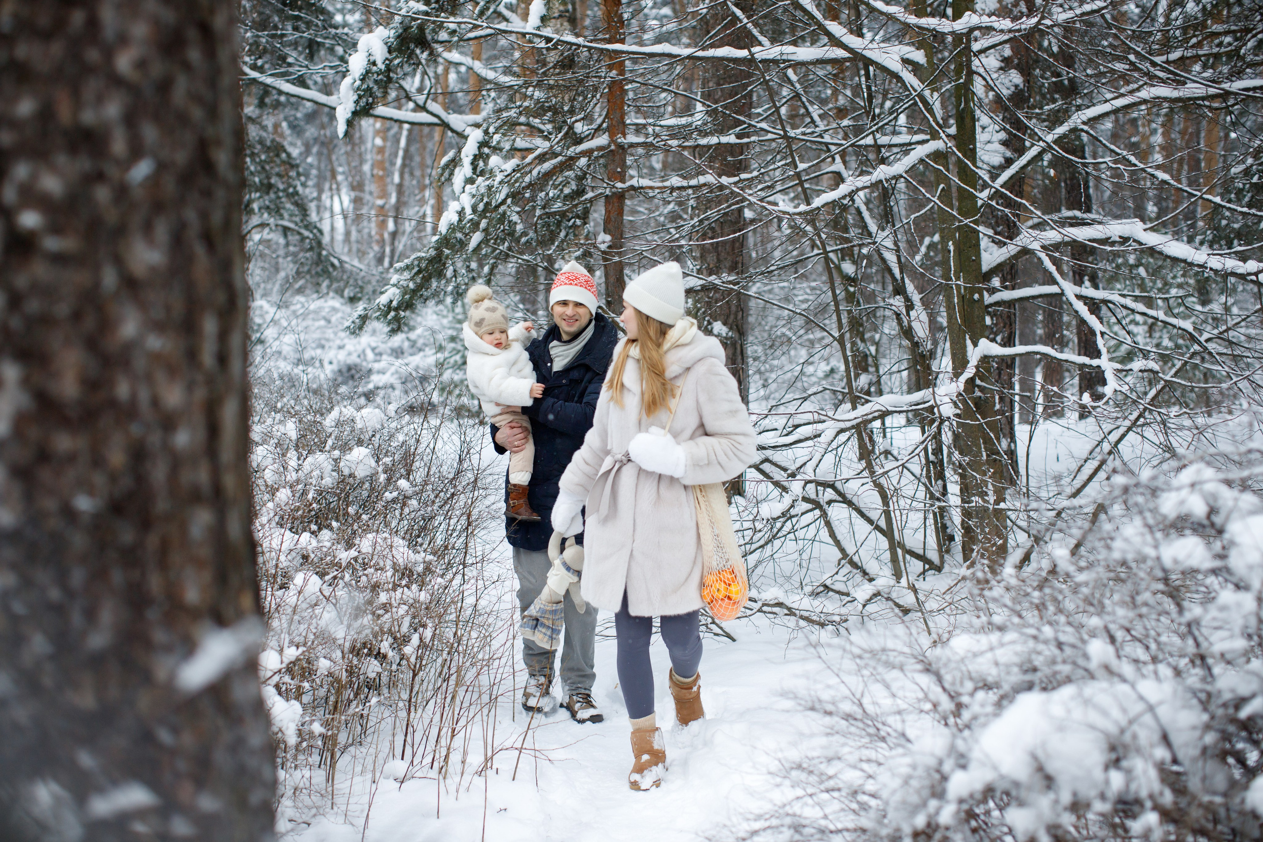 Зимние объятия. Детский и семейный фотограф Мария Киселёва. Москва