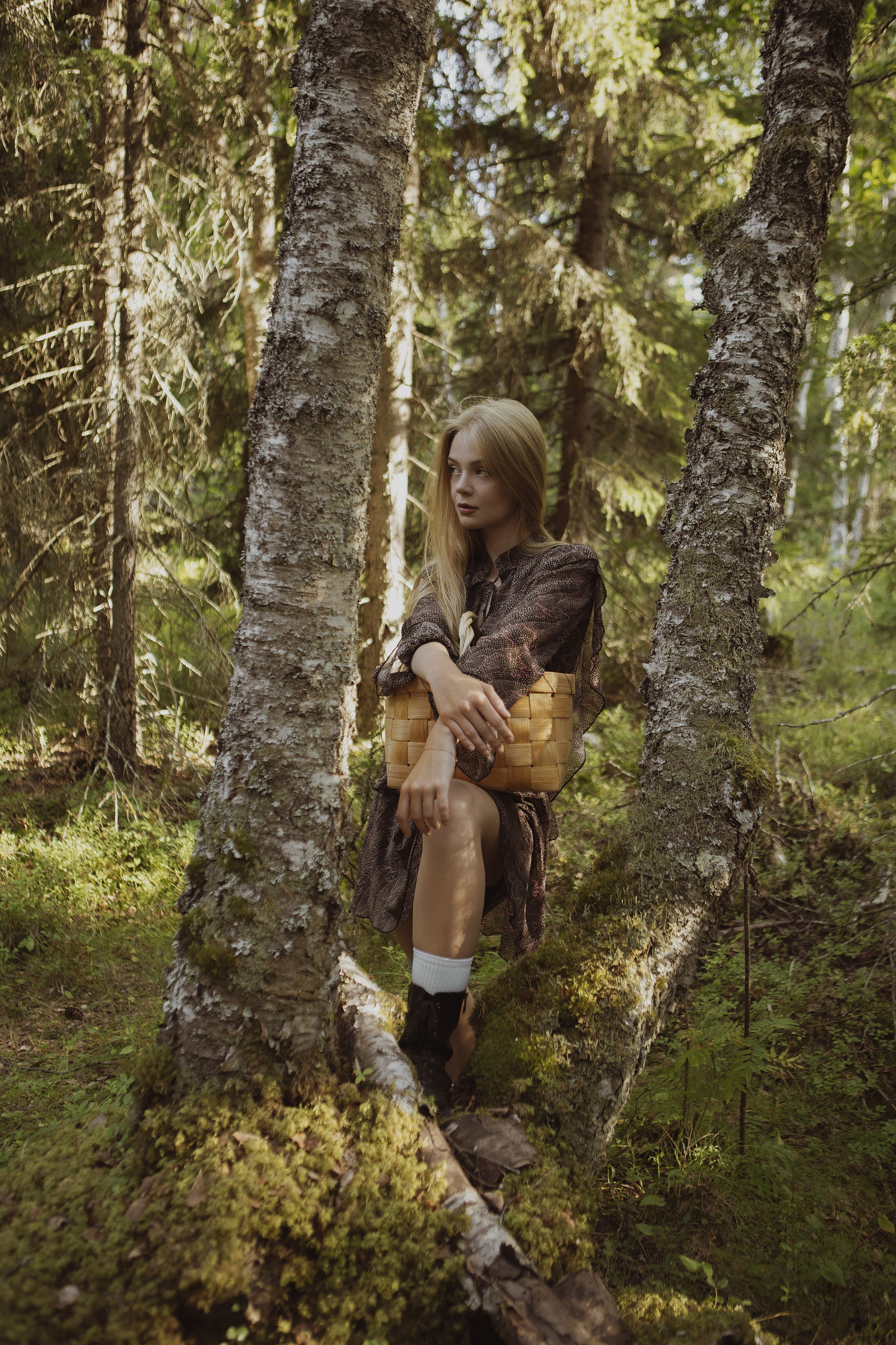 Семейная фотосессия в лесу. Фотограф в Москве Таша Логинова