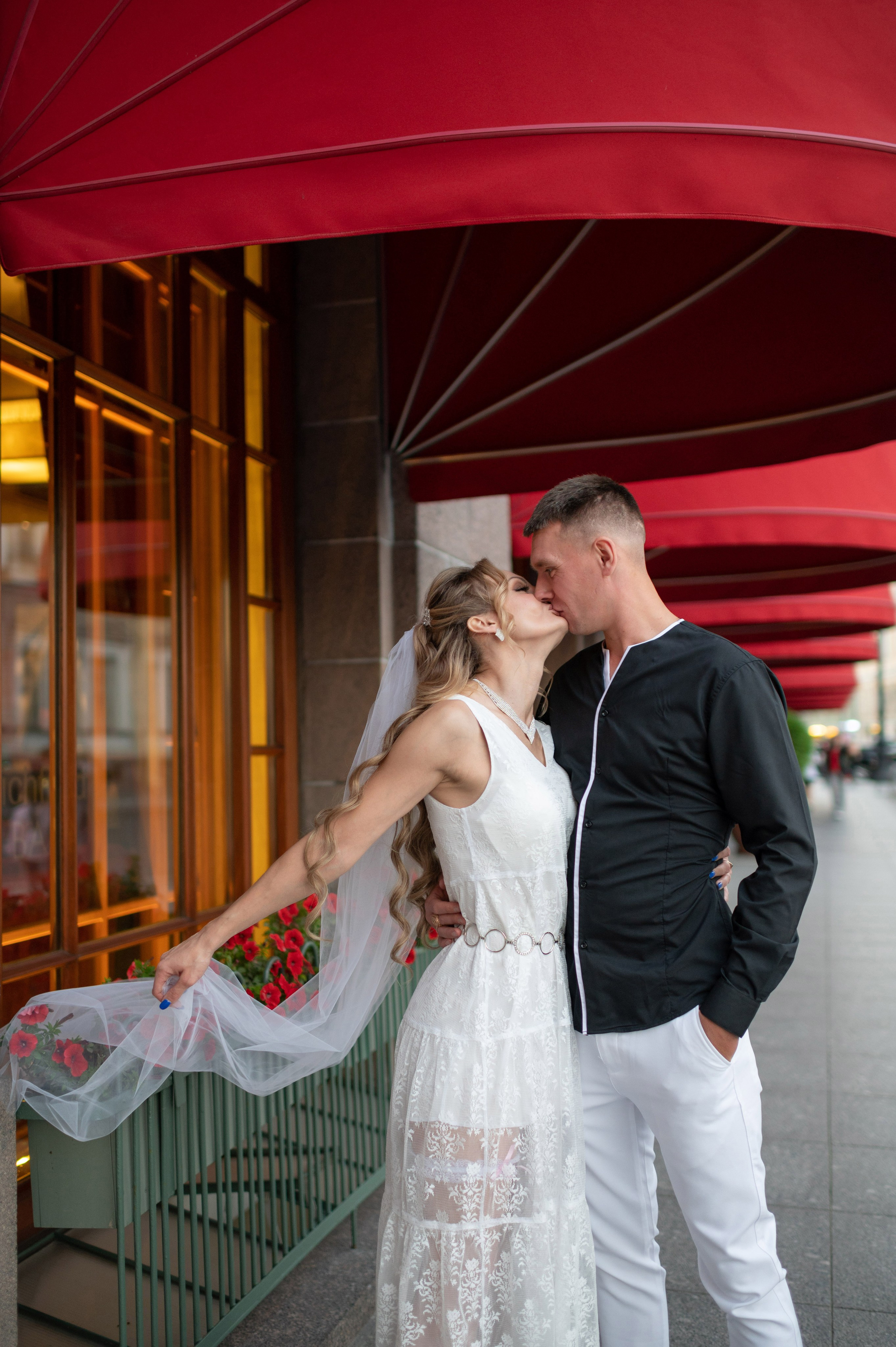 Екатерина и Андрей (свадебная фотосессия в вечернем Петербурге). Портретный, семейный и свадебный фотограф в Санкт-Петербурге и в Пушкине Ширяев Денис