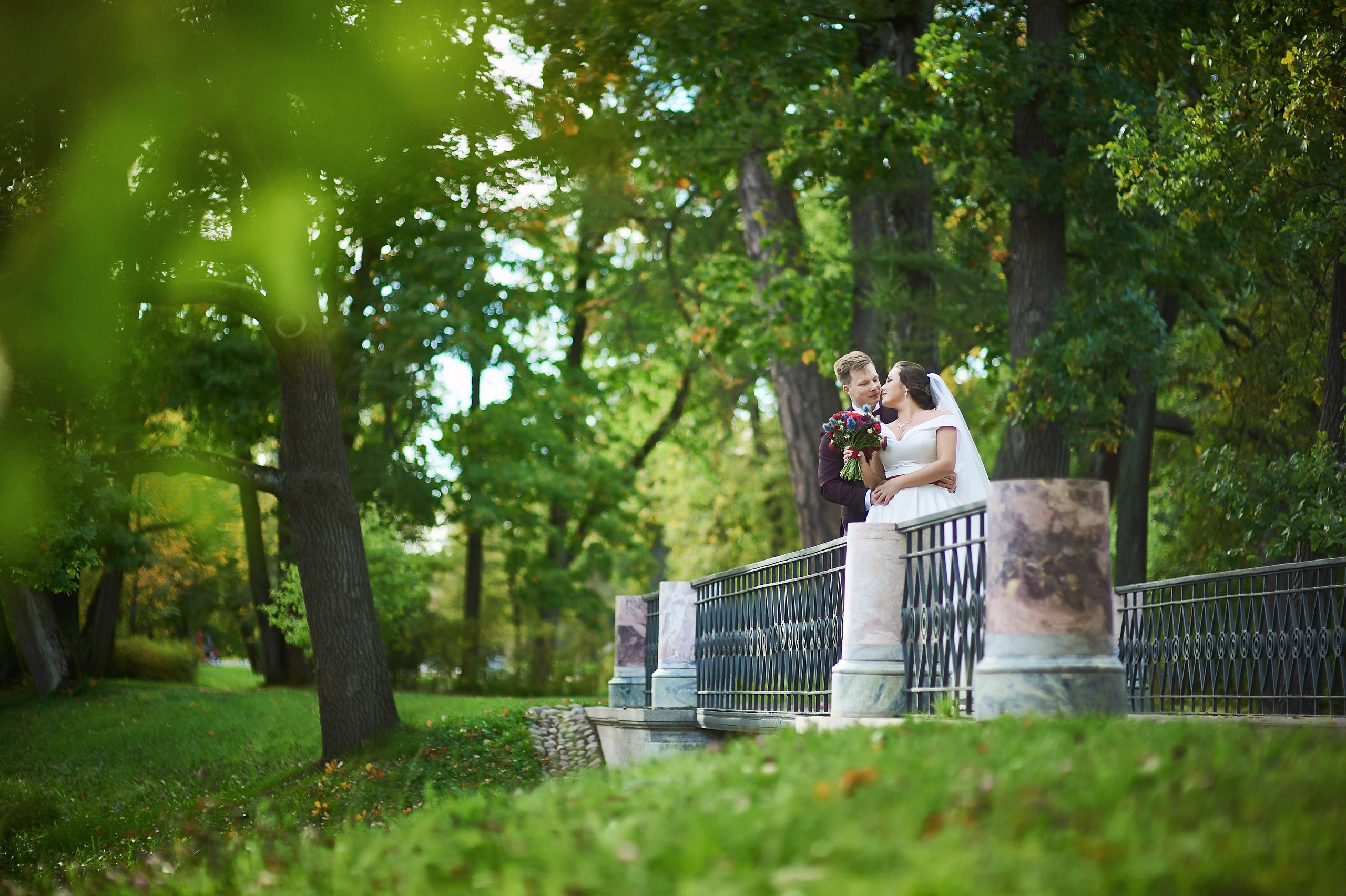 Ангелина и Сергей (фотосессия в осеннем Пушкине). Портретный, семейный и свадебный фотограф в Санкт-Петербурге и в Пушкине Ширяев Денис