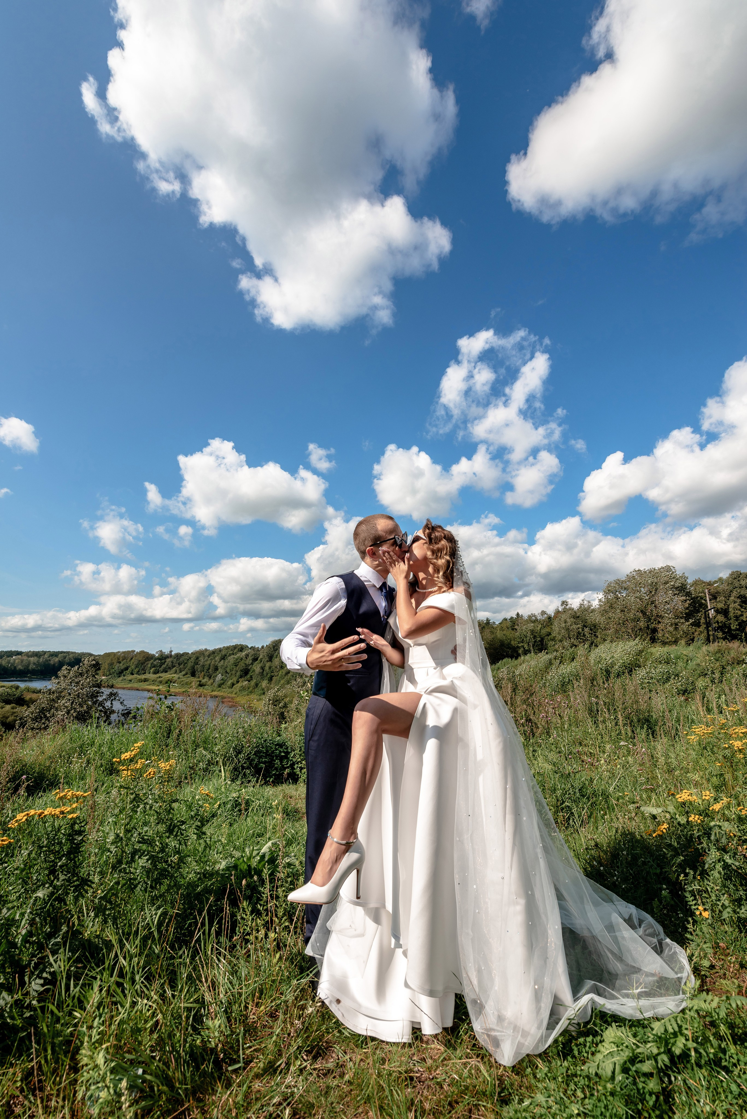 Людмила и Михаил (свадебная прогулка и регистрация в г. Кингисеппе). Портретный, семейный и свадебный фотограф в Санкт-Петербурге и в Пушкине Ширяев Денис