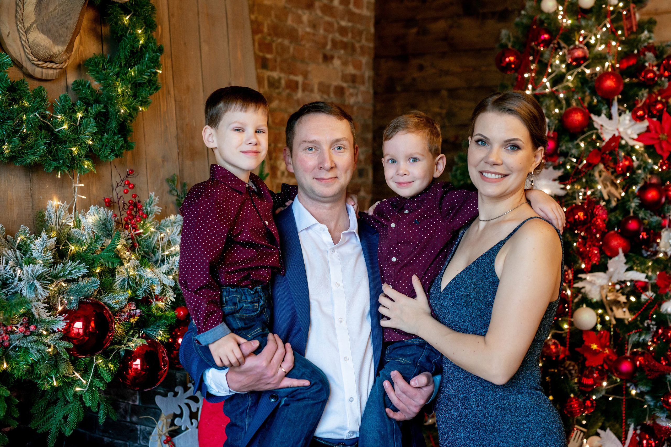 Новогодняя классика. Портретный, семейный и свадебный фотограф в Санкт-Петербурге и в Пушкине Ширяев Денис