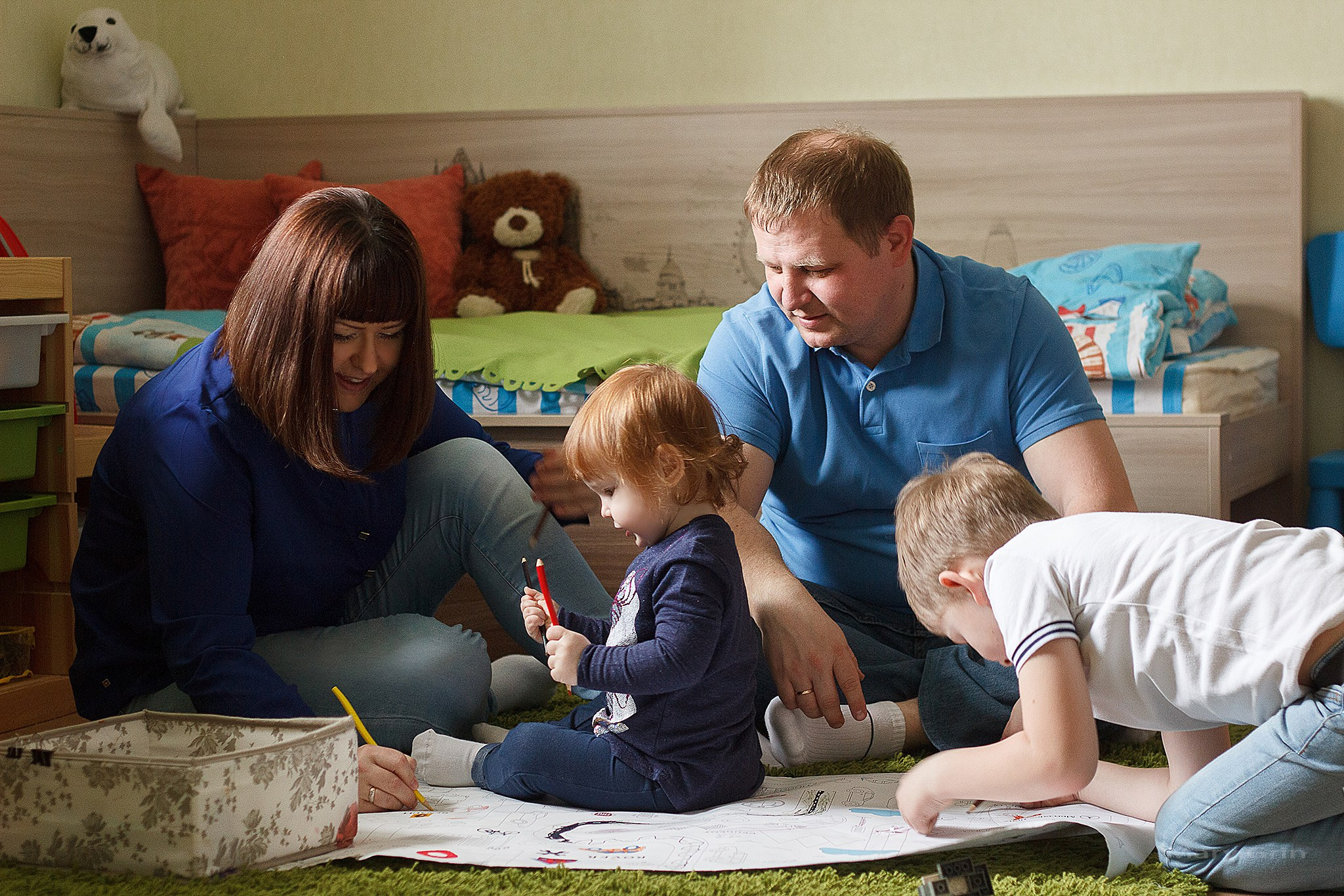 Домашняя съёмка у Тимофея и Марины. Детский и семейный фотограф, фотограф мероприятий Нижний Новгород