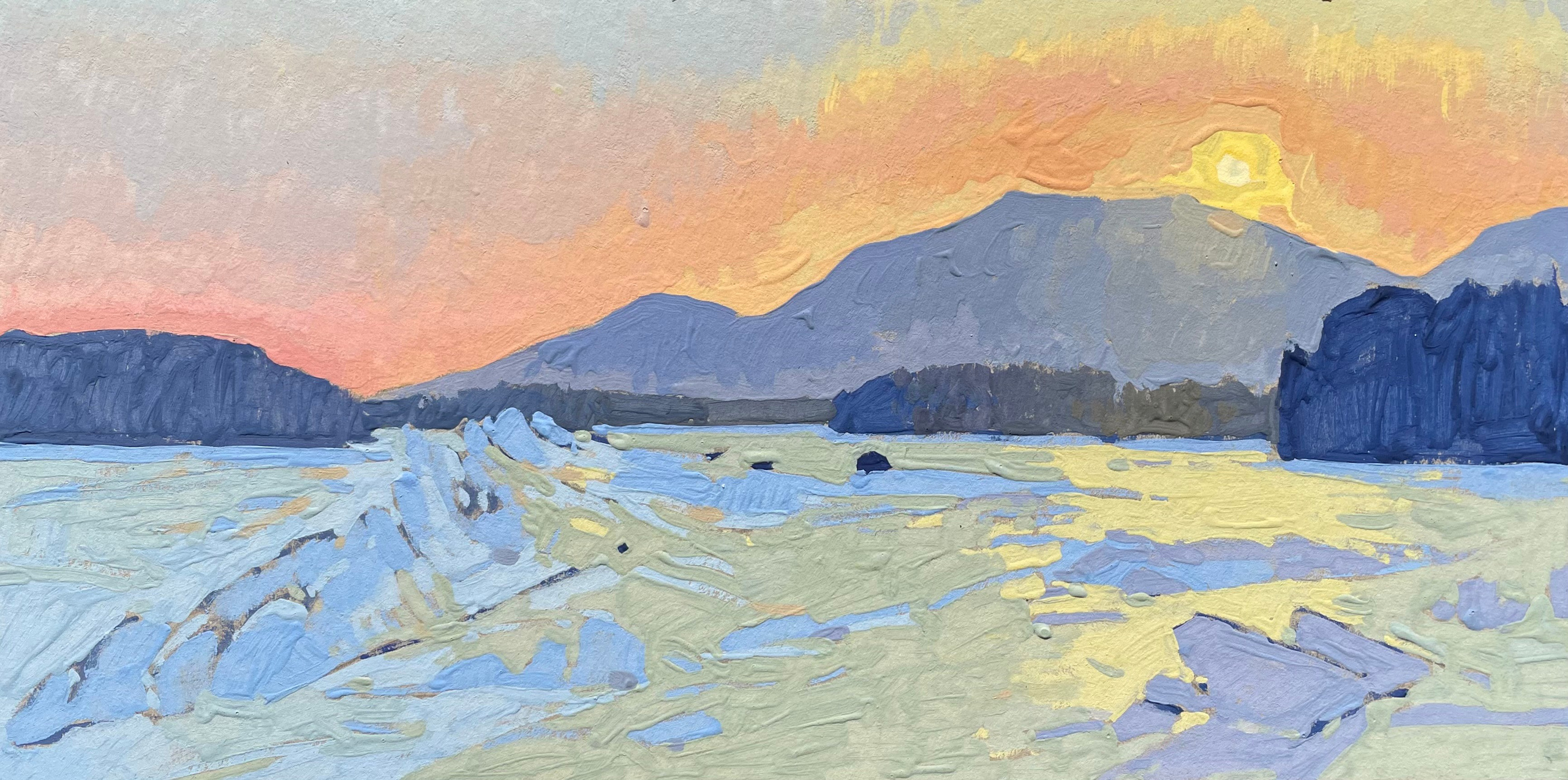 Лувеньга. Художница Лиза Владимирова