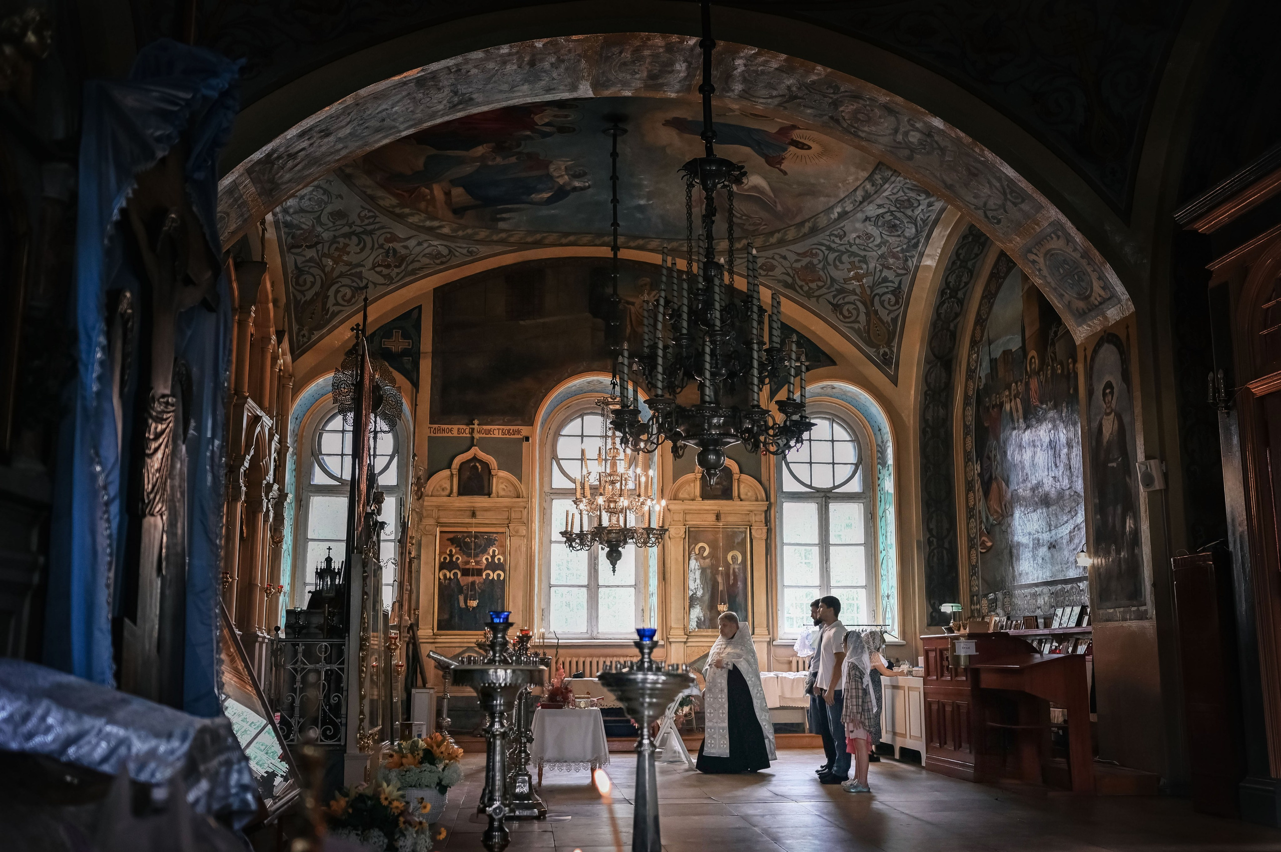 Крещение Владимира, Полины Вероники. Семейный фотограф в г. Воскресенск Наталия Молева