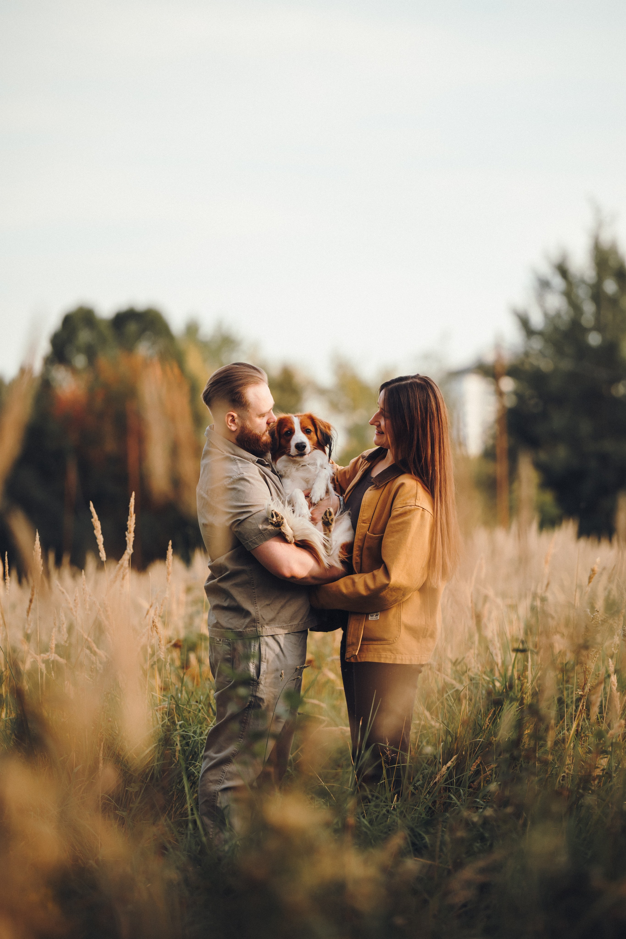 Семейная фотосессия с питомцем. Семейный фотограф анималист Ананьева Мария — Москва