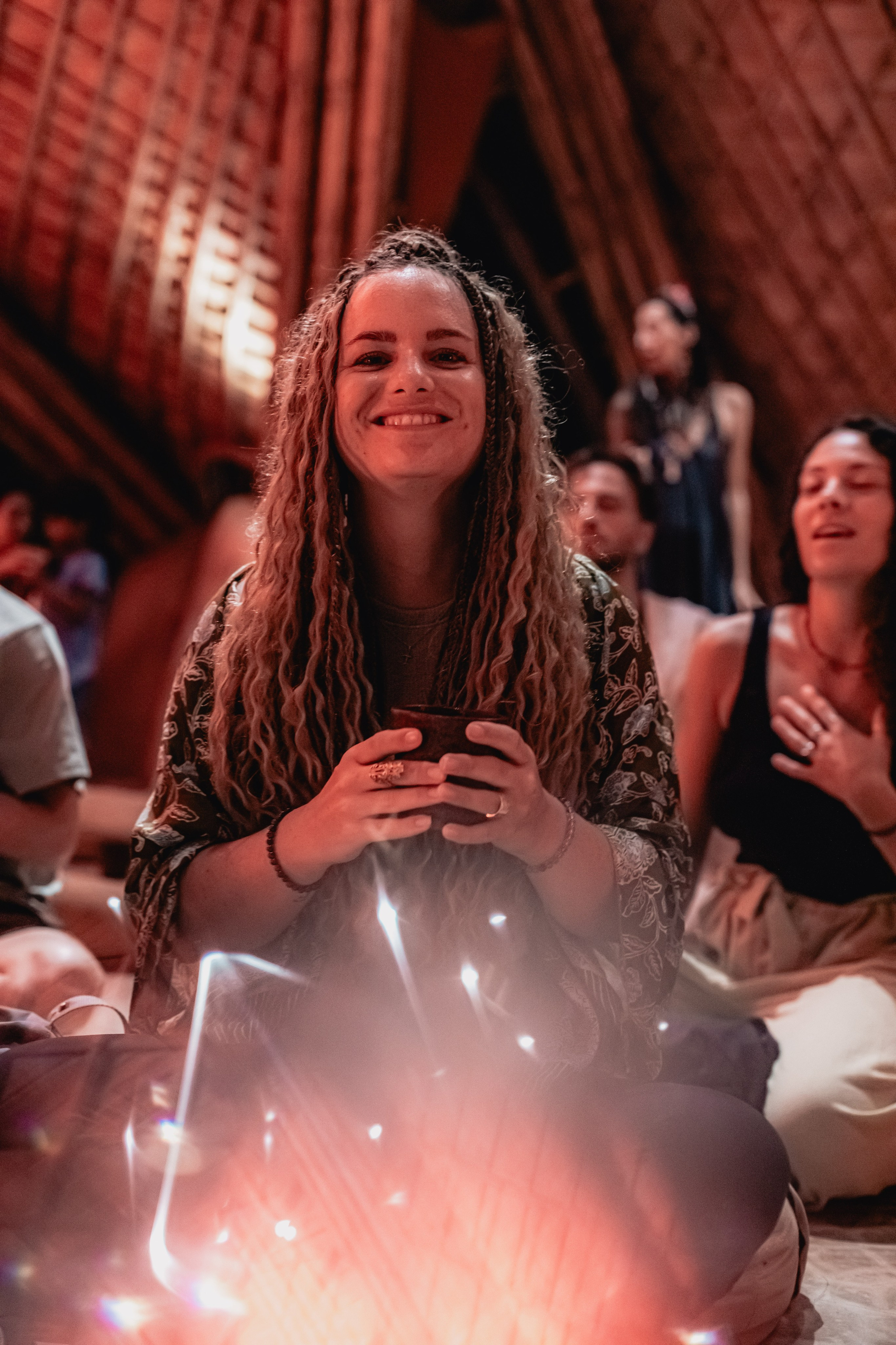 Cacao ceremony Full moon jan w Juan. Mariam Bagdasaryan