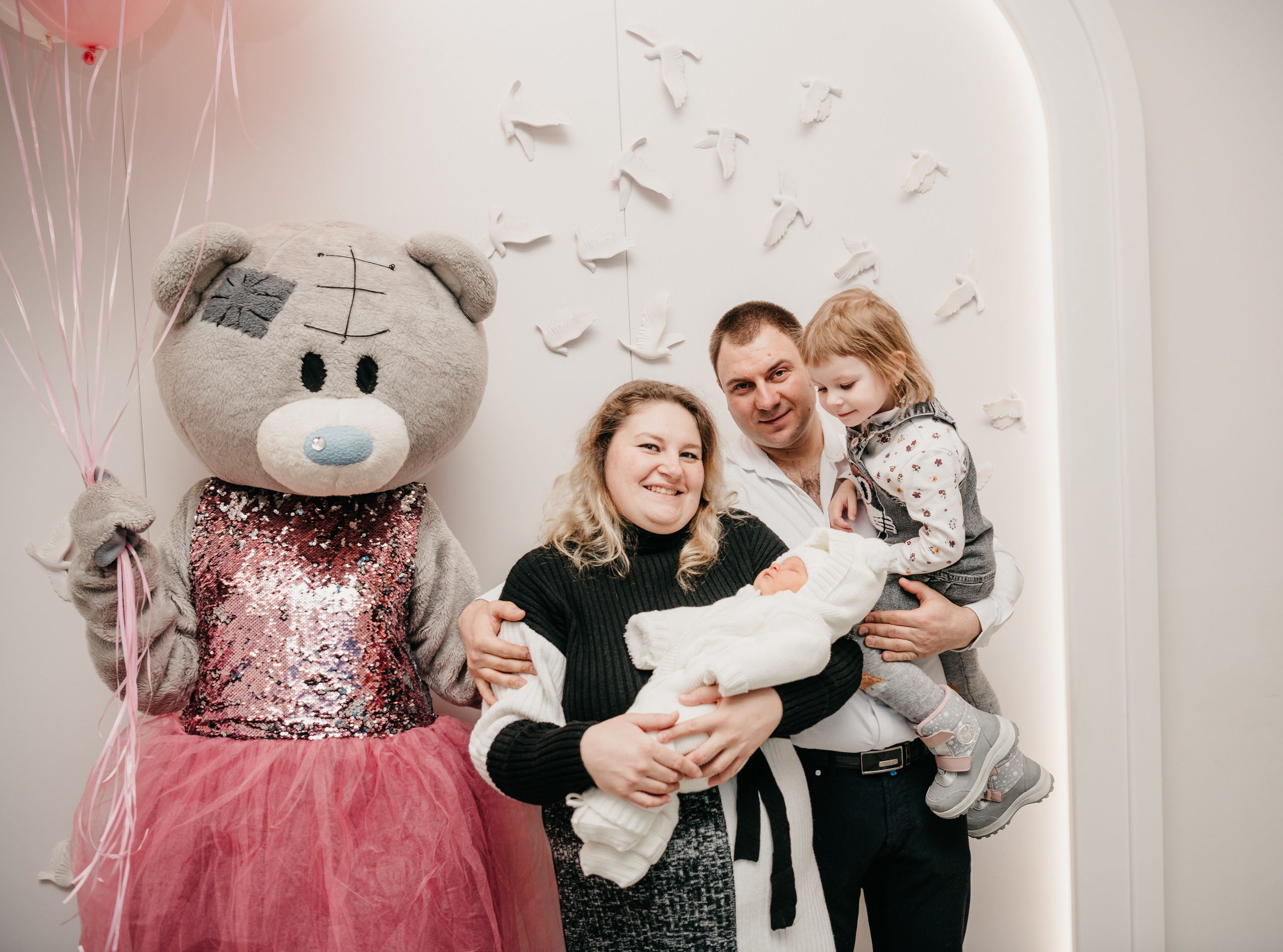 Выписка Александры. Фотограф на выписку из роддома в Москве и МО