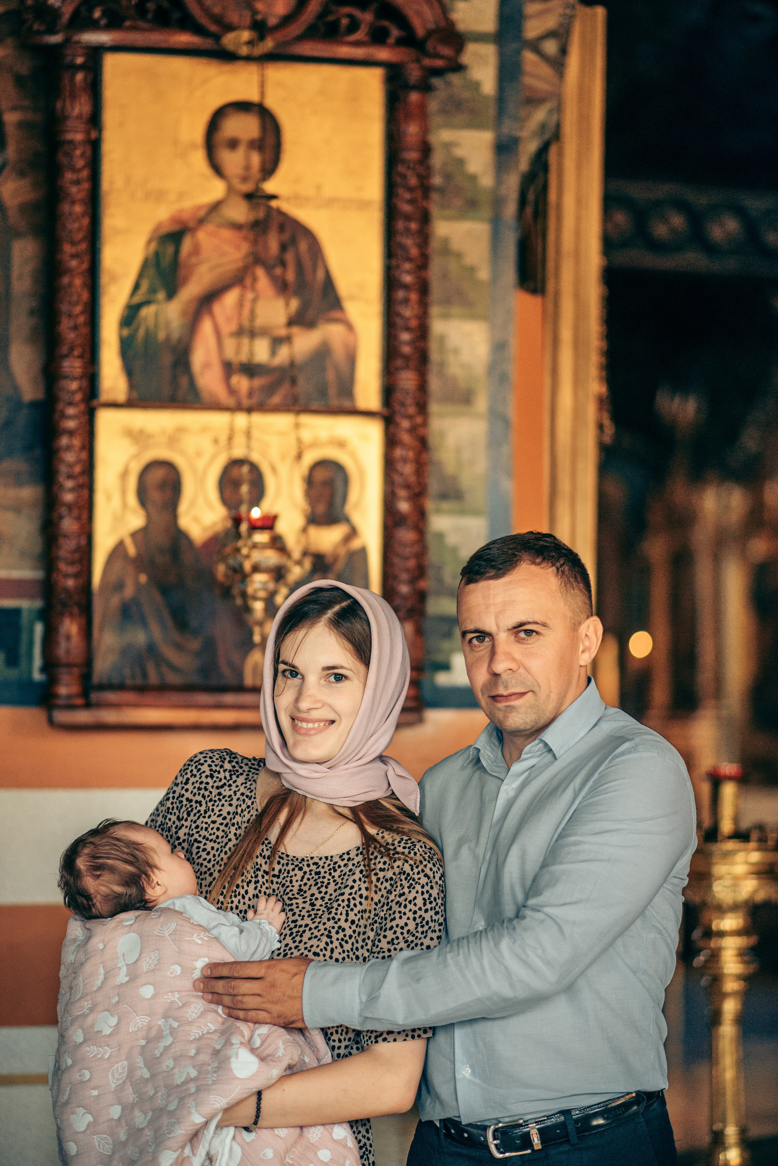 Крещение Софии. Фотограф на выписку из роддома в Москве и МО