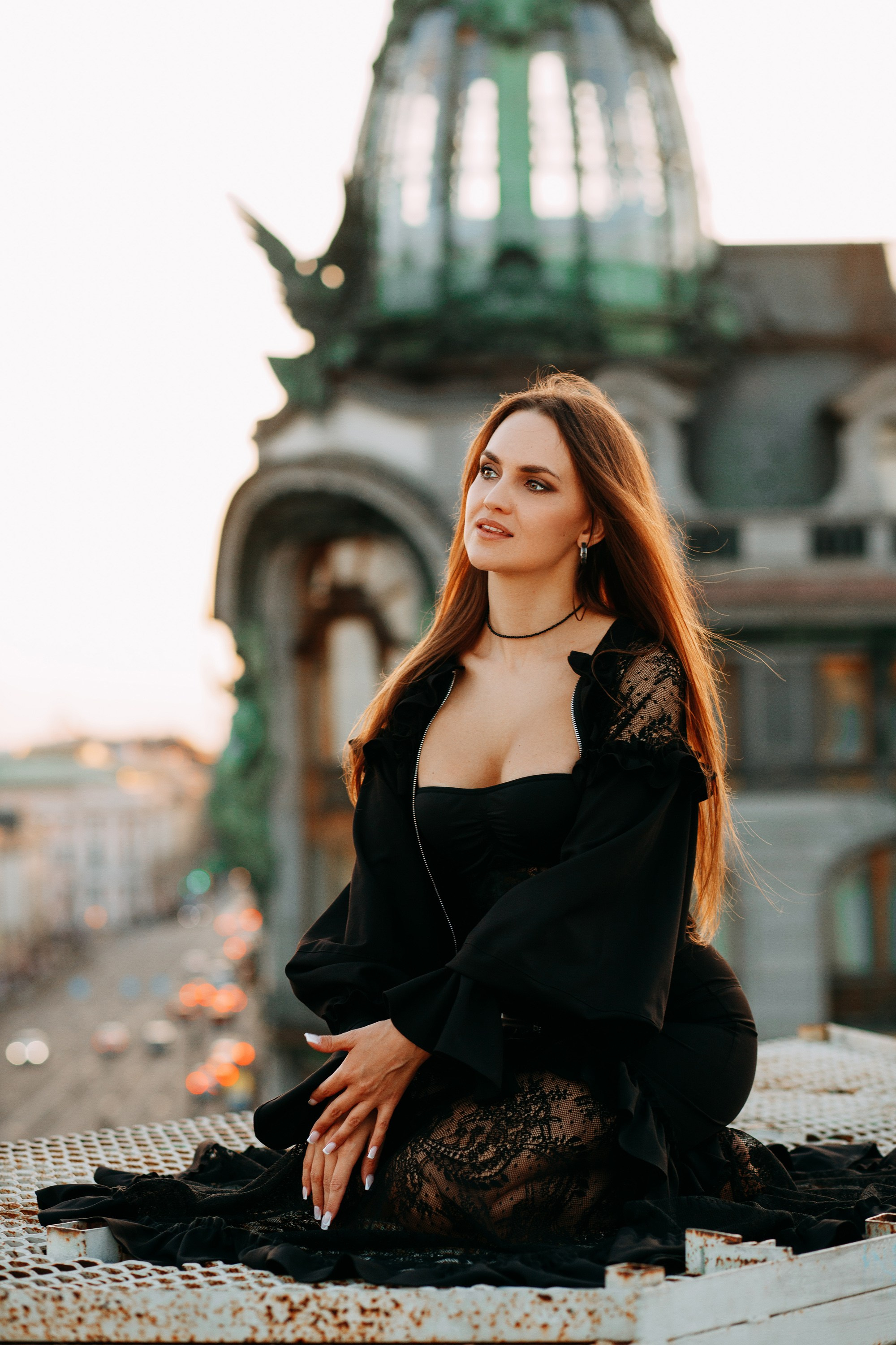 Крыша у Казанского и Зингера. Фотограф в Санкт-Петербурге Alina Film