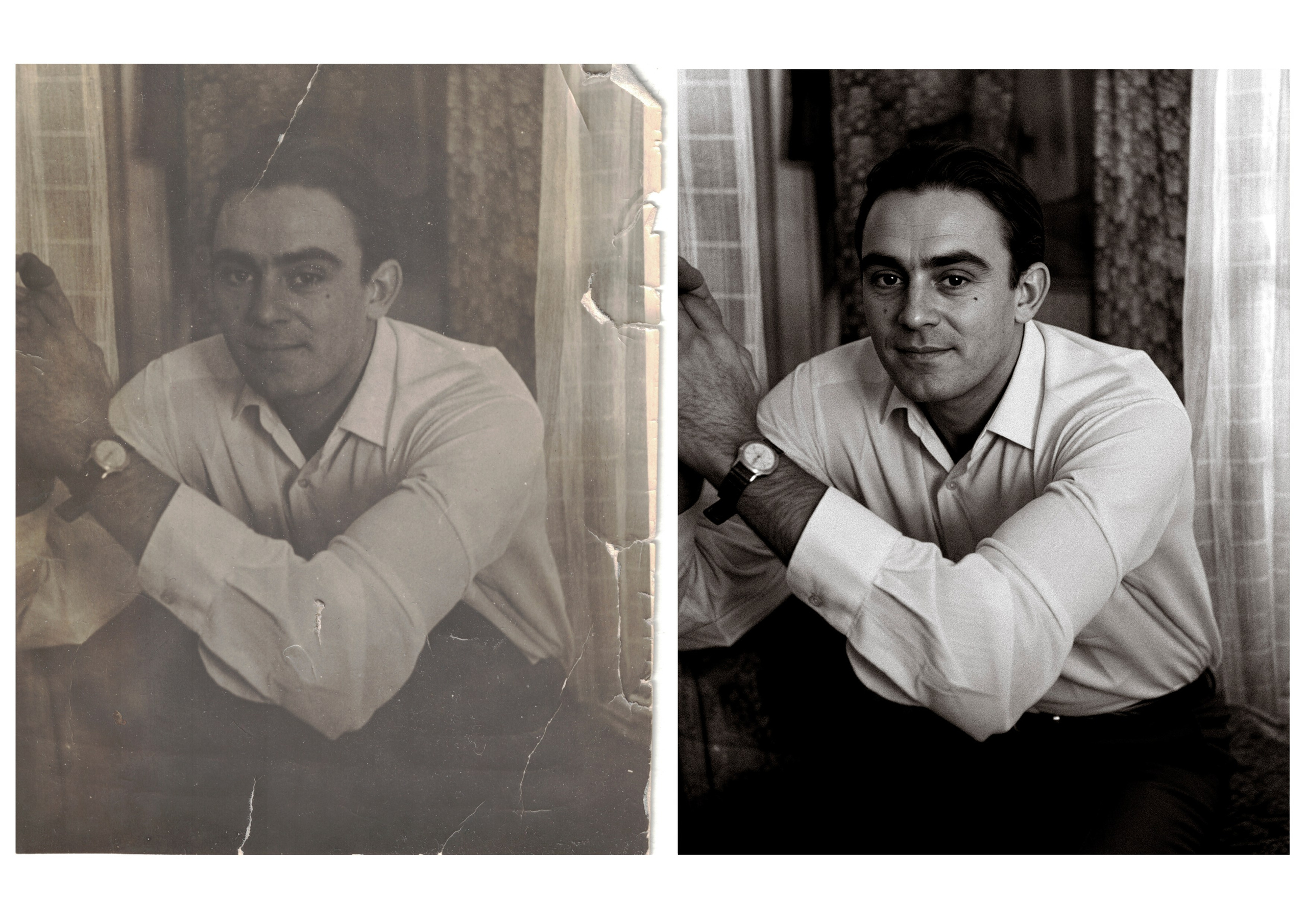 Реставрация старых фотографий. Фотограф фотосалон SO! photo&video город Находка Приморский край