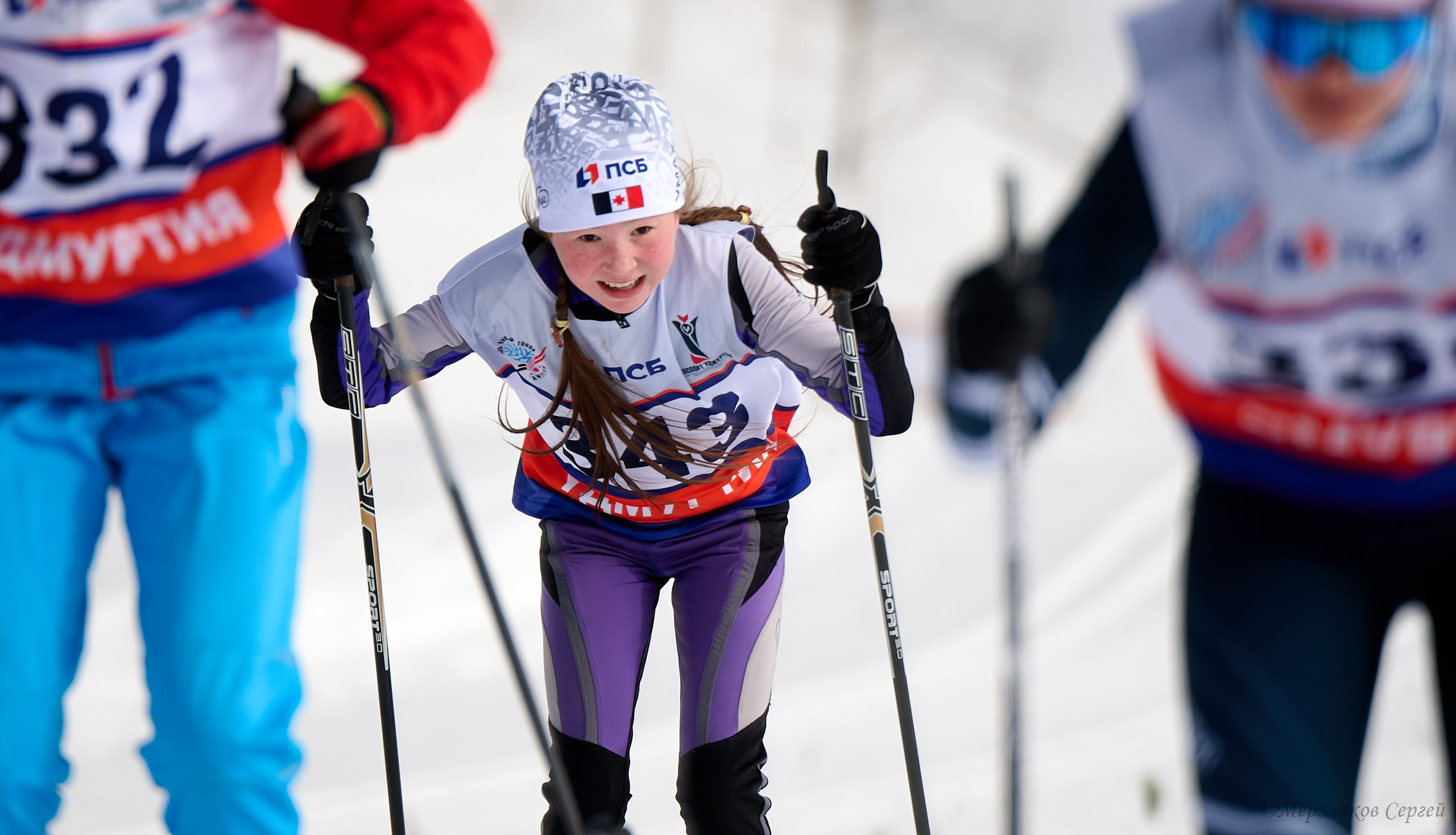Всероссийские соревнования по лыжным гонкам «Пионерская правда». Ижевс. Спортивный репортажный фотограф в Ижевске Сергей Мерзляков
