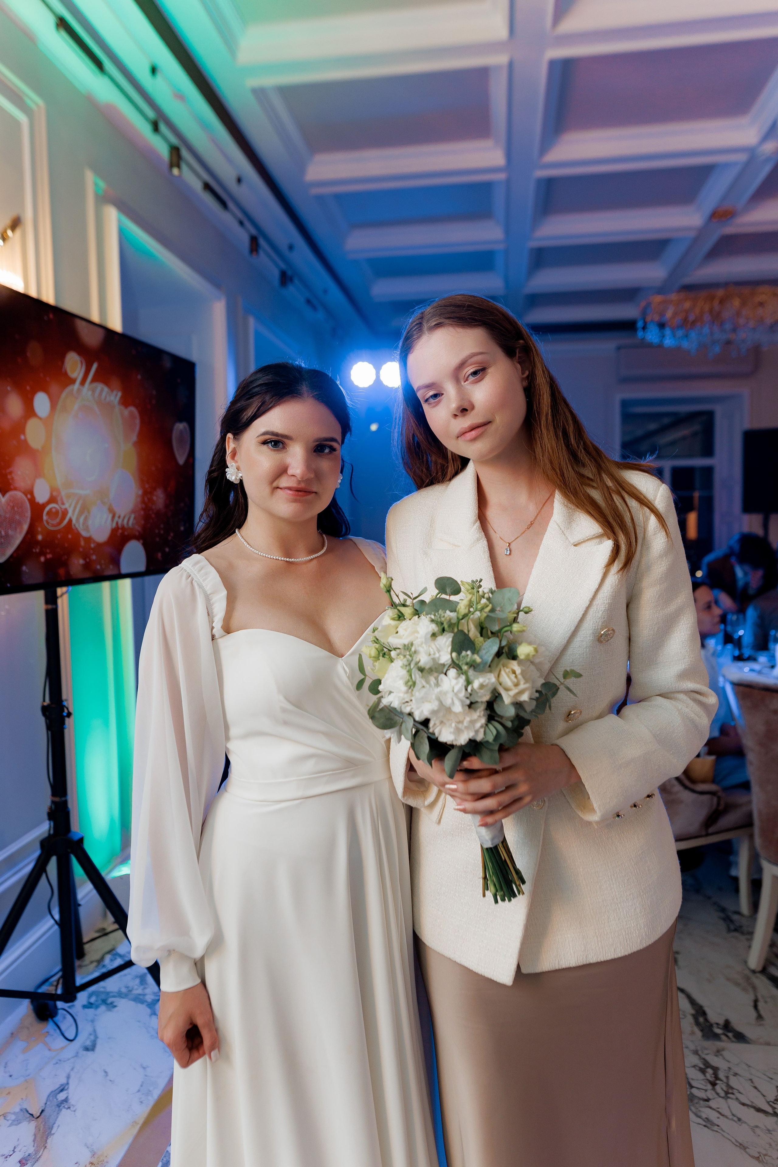 Свадебный банкет Полины и Ильи: волшебство в «Музыке и Времени». Свадебный фотограф Михаил Александров