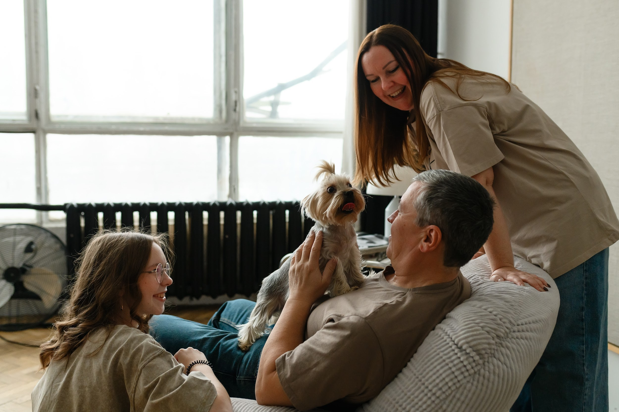 Семья. Минимализм. Фотограф Марина Росси