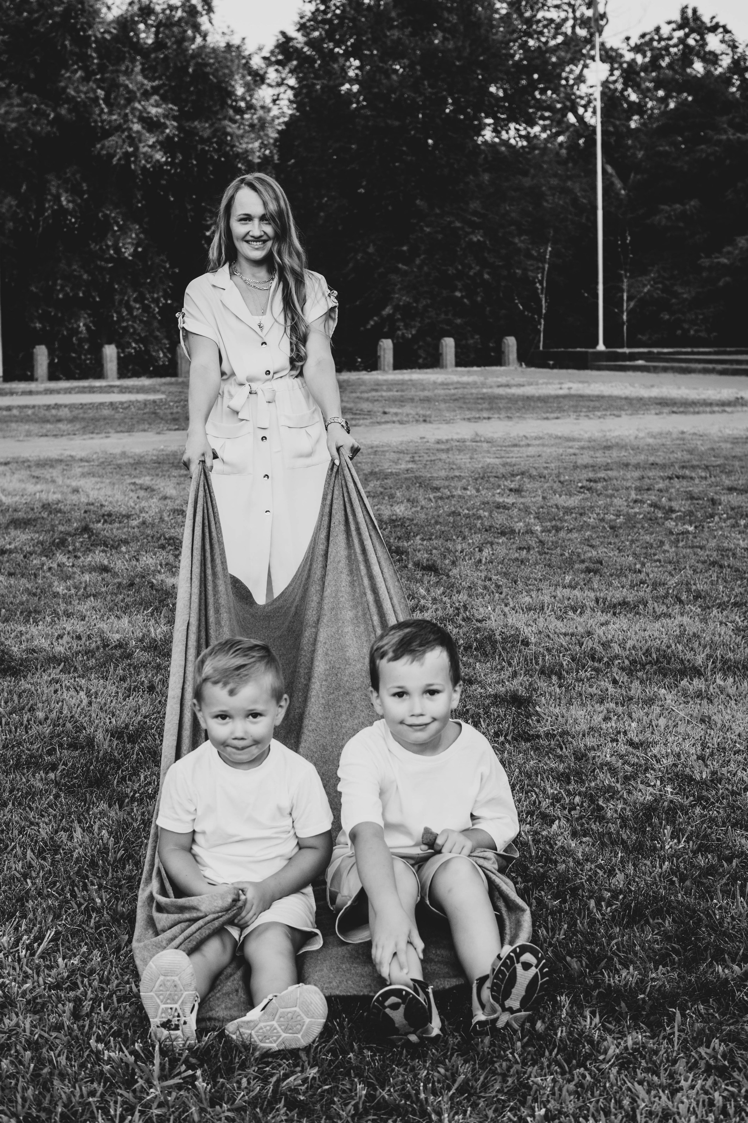 Лена, Кирилл и Даниил. Фотограф Алевтина Матешук