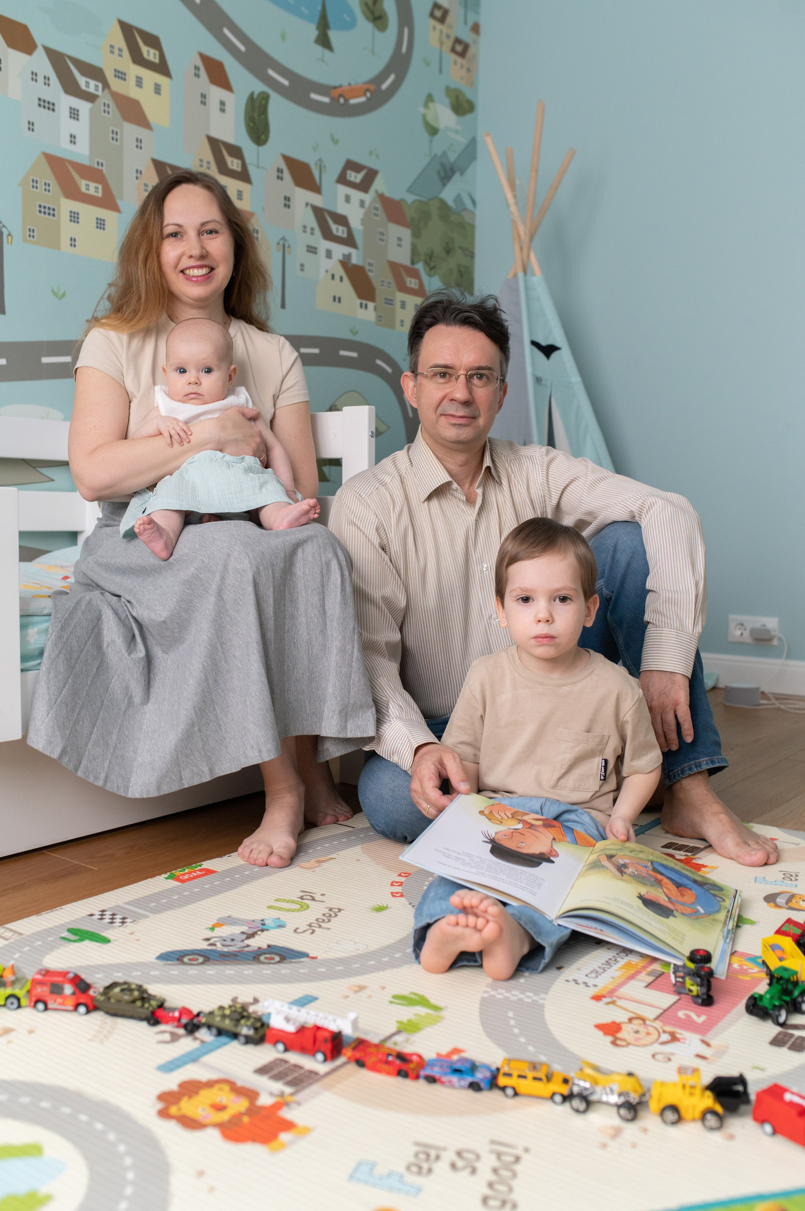 Домашняя съемка с детьми. Семейный фотограф в Москве Ольга Барсукова