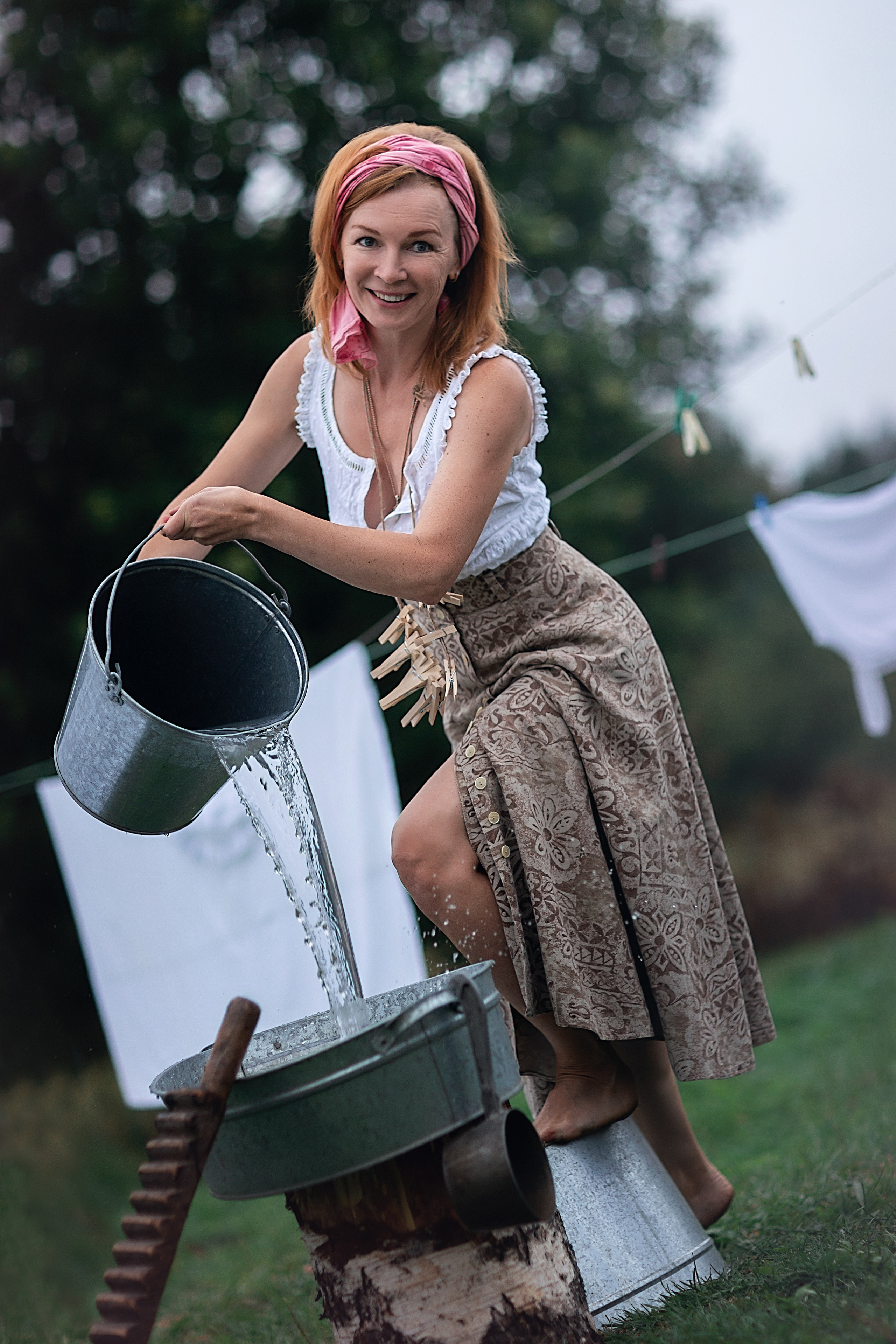 Большая стирка. Юлия. Семейный фотограф в Санкт-Петербурге