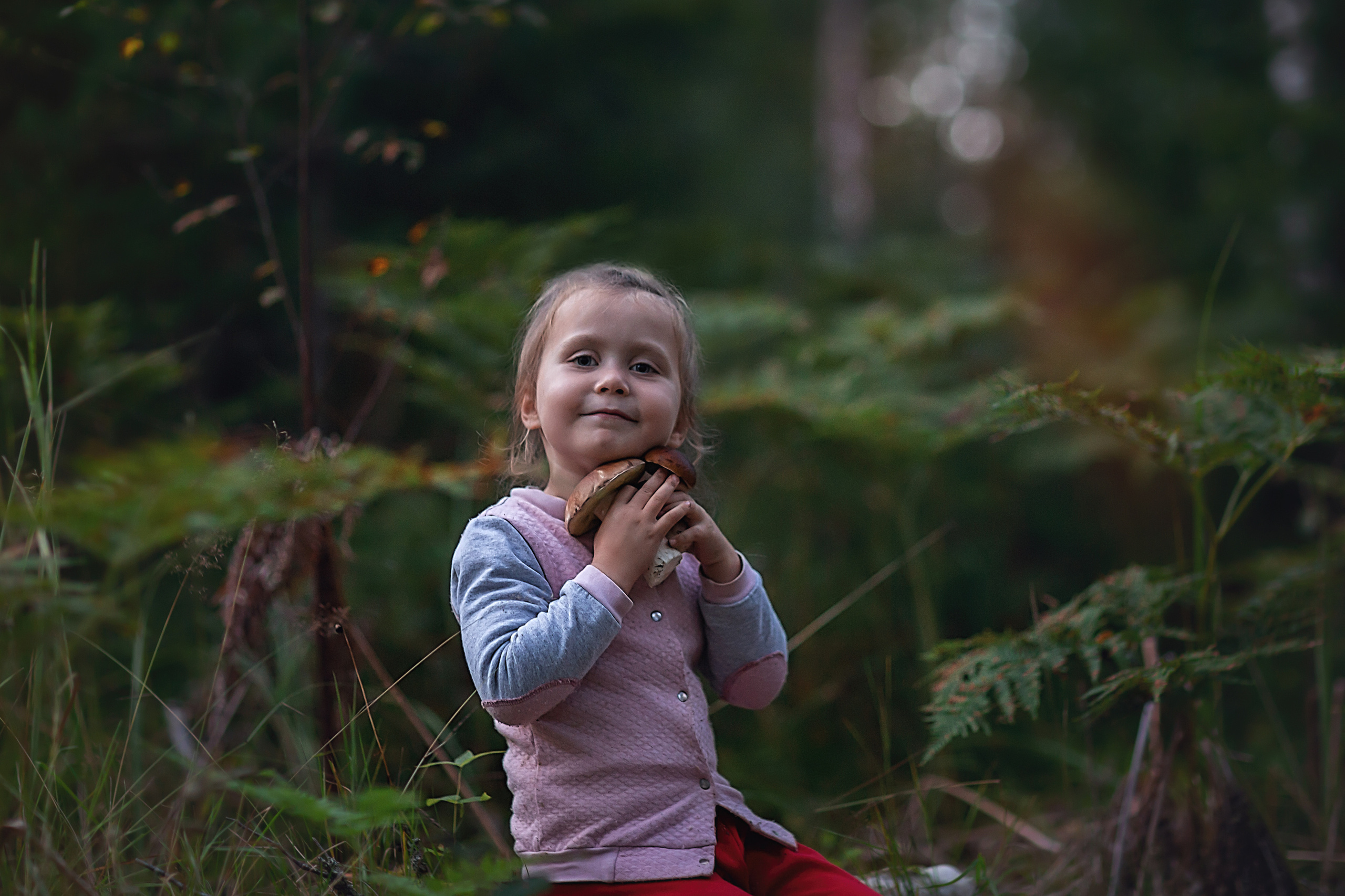По грибы. Семейный фотограф в Санкт-Петербурге