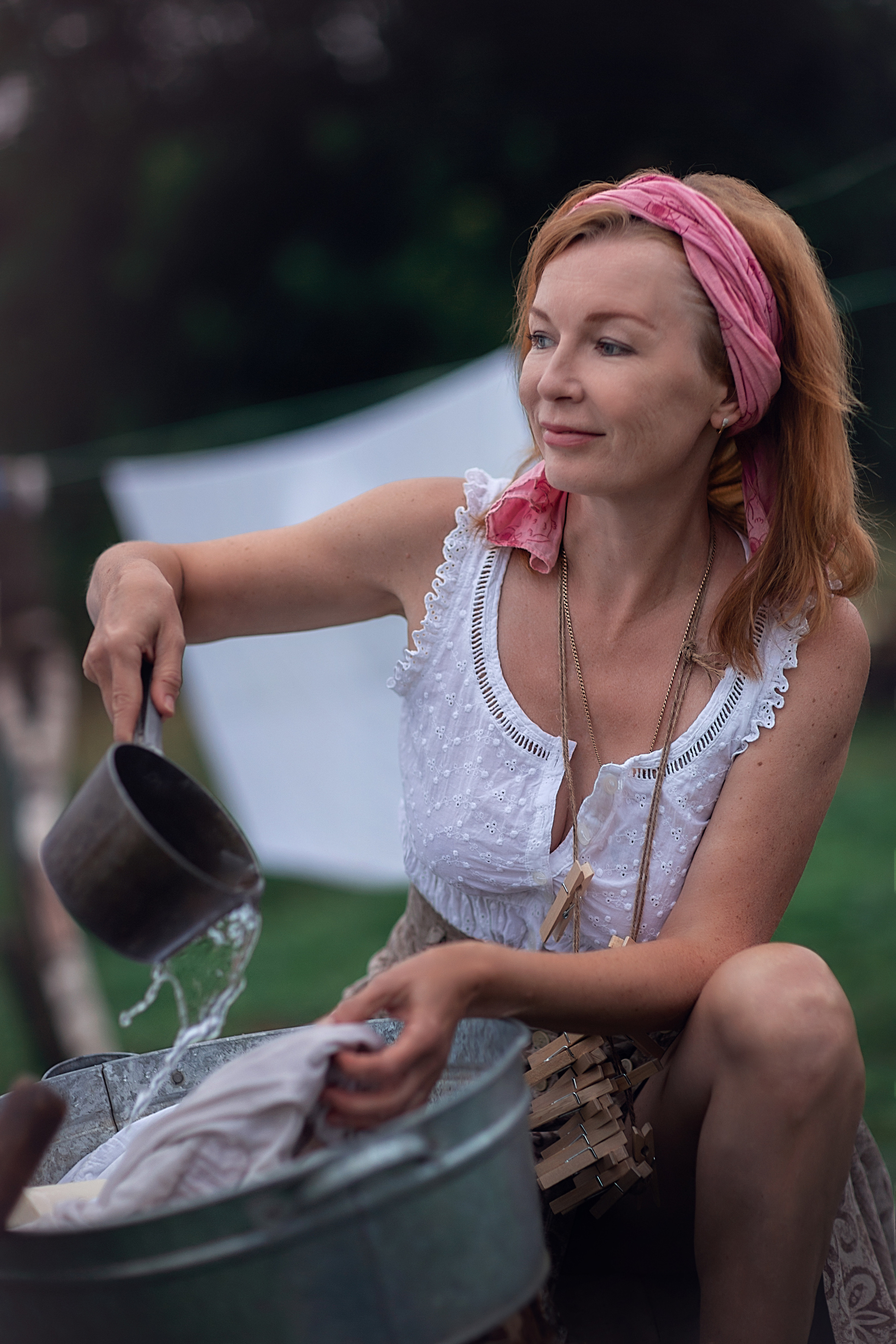 Большая стирка. Юлия. Семейный фотограф в Санкт-Петербурге