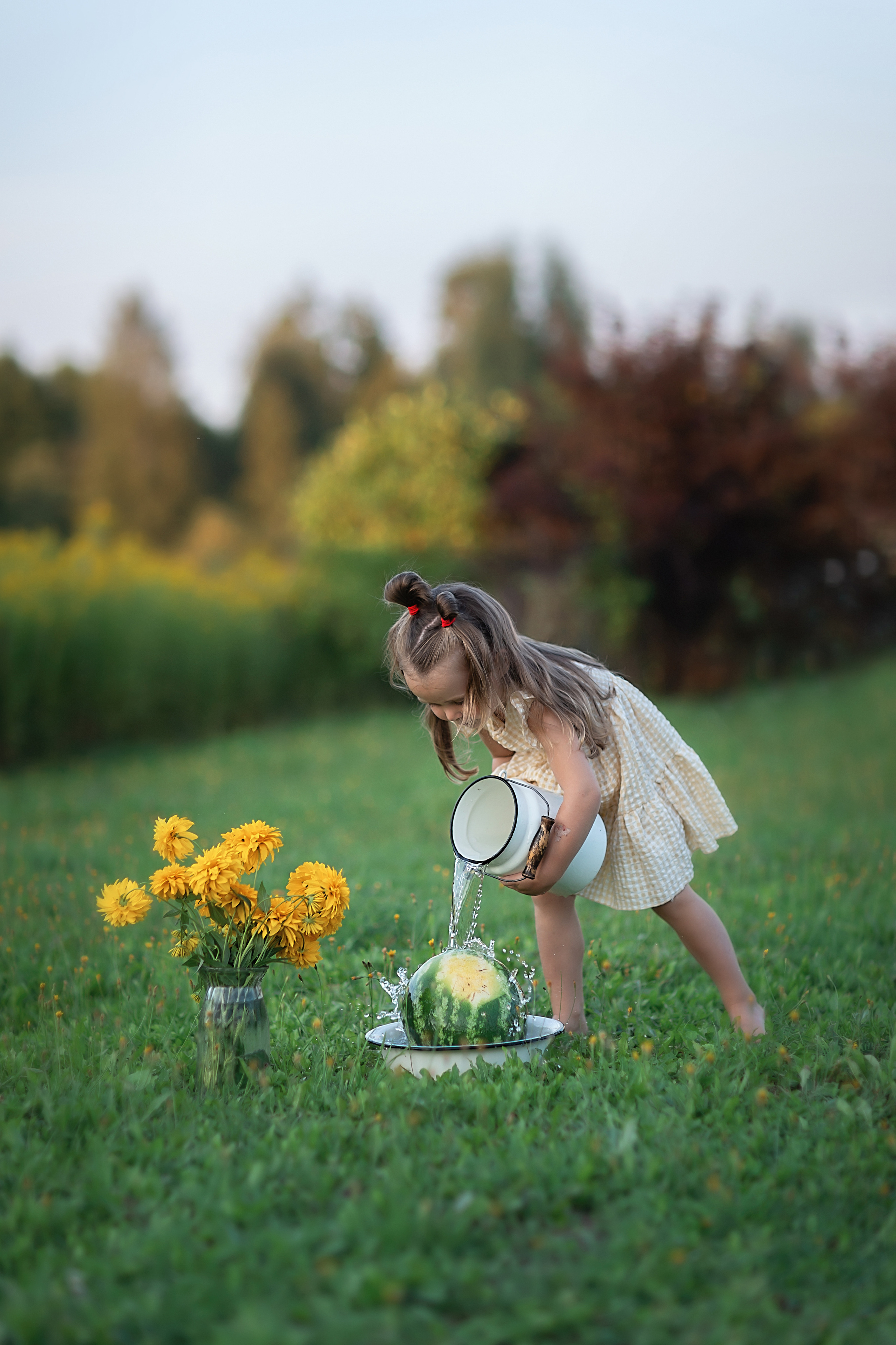 Сочный Арбуз. Вероничка. Семейный фотограф в Санкт-Петербурге