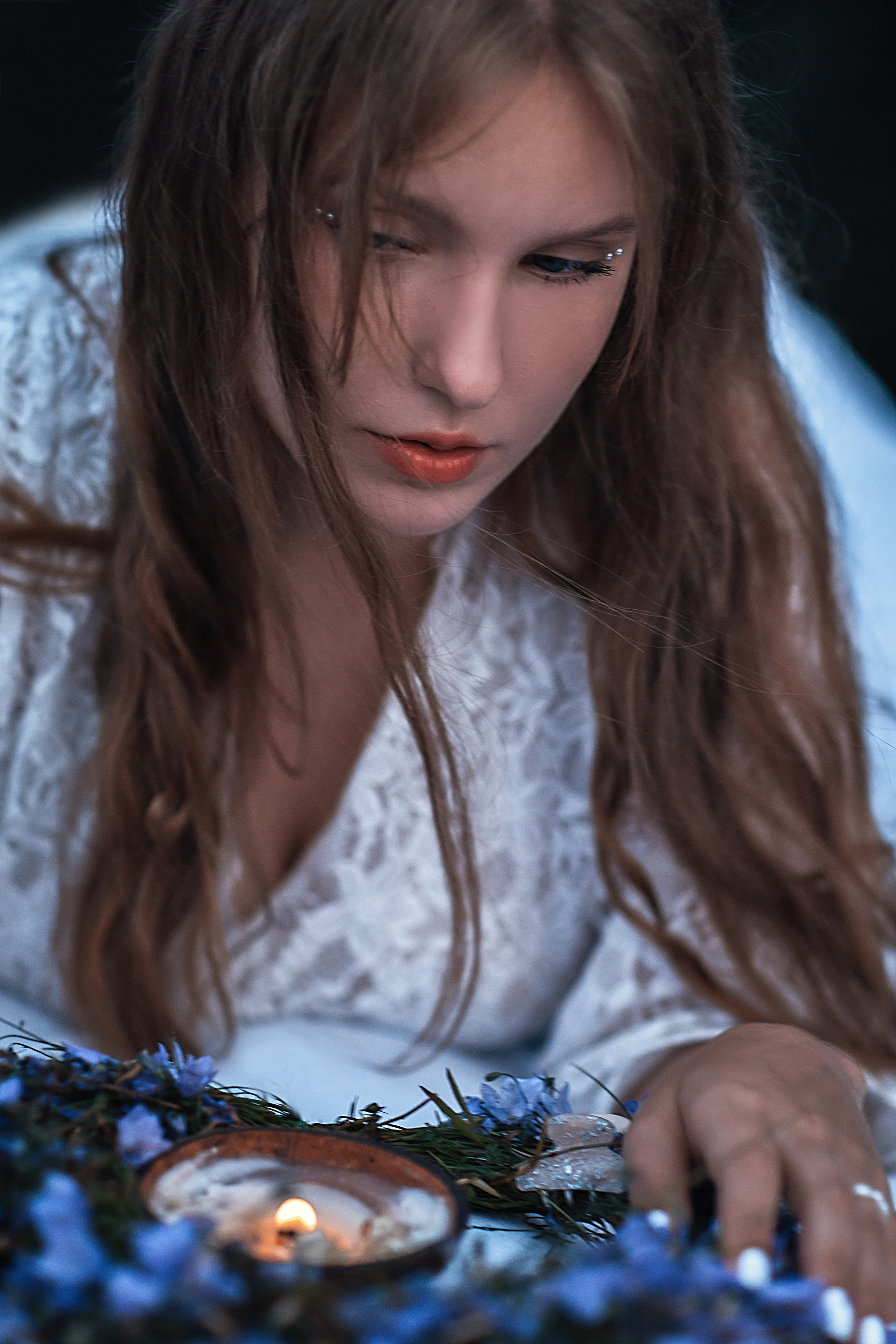 Рассвет. Озеро. Анастасия. Семейный фотограф в Санкт-Петербурге