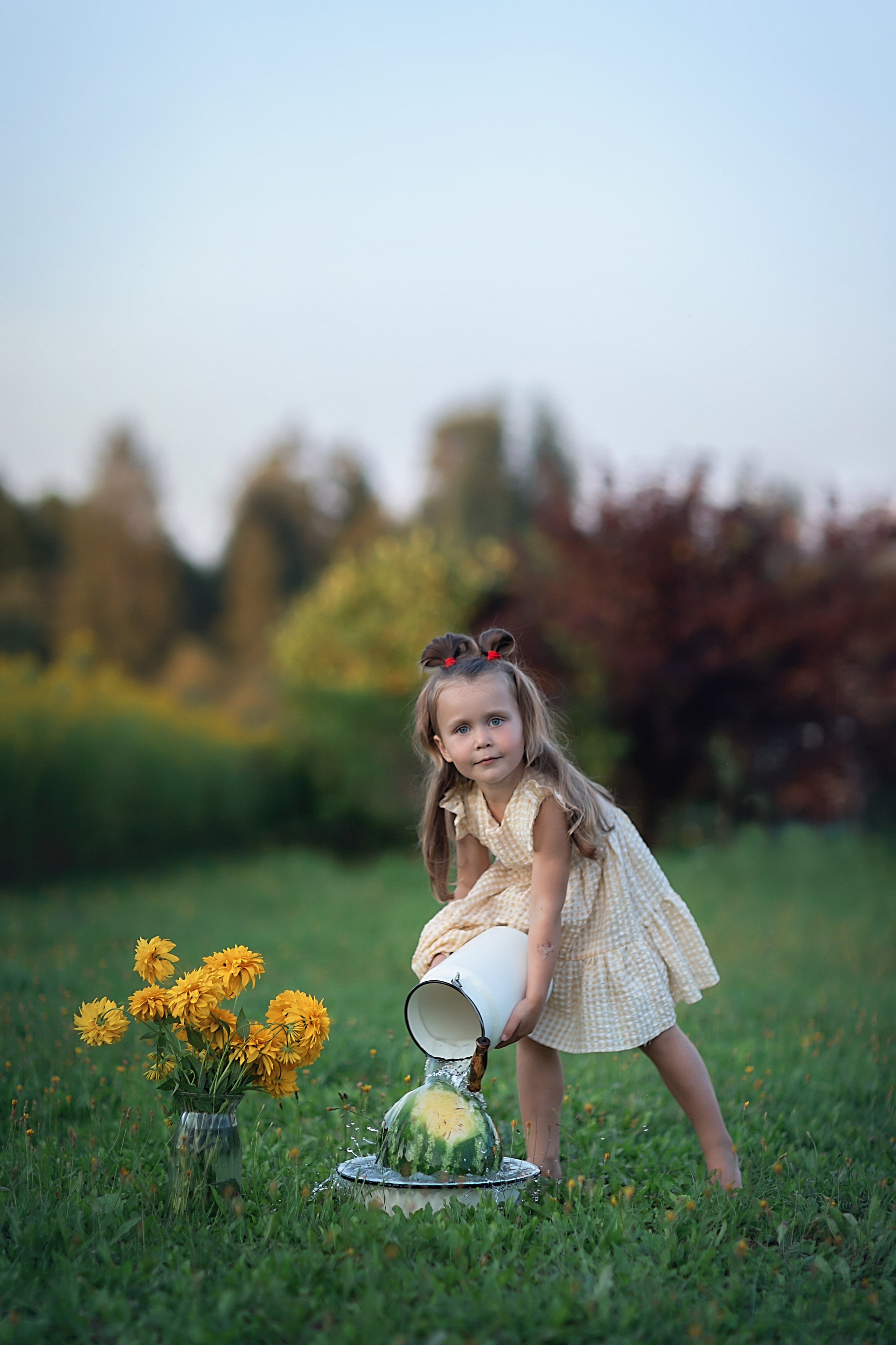 Сочный Арбуз. Вероничка. Семейный фотограф в Санкт-Петербурге